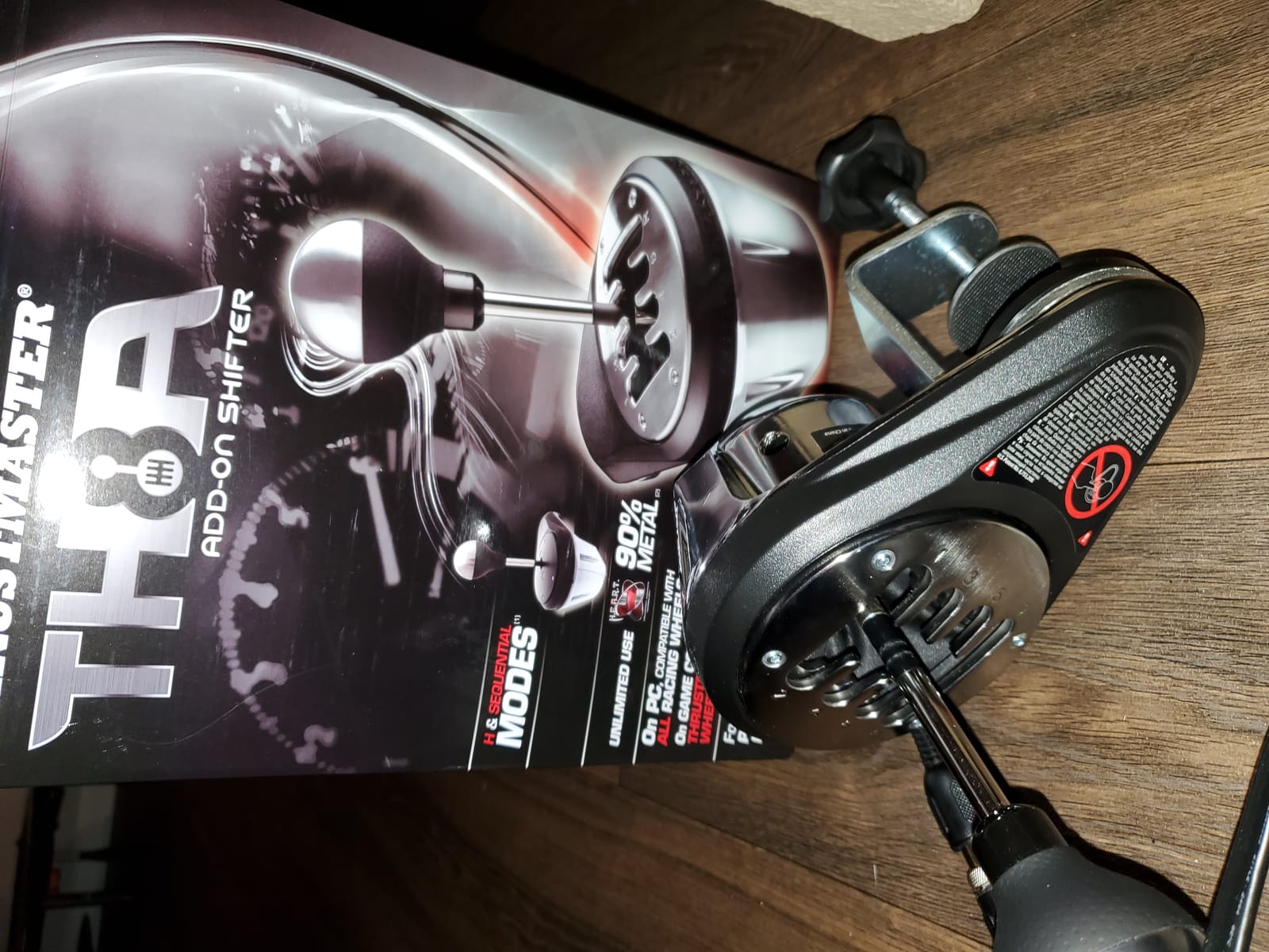 Thrustmaster TH8A Shifter, H-Pattern & Sequential Add-On - PS5, XBOX & PC | Two driving styles, 7+1 gears, compatible with all Thrustmaster racing wheels, 100% metal, Hall effect, easily mountable customer photo 1