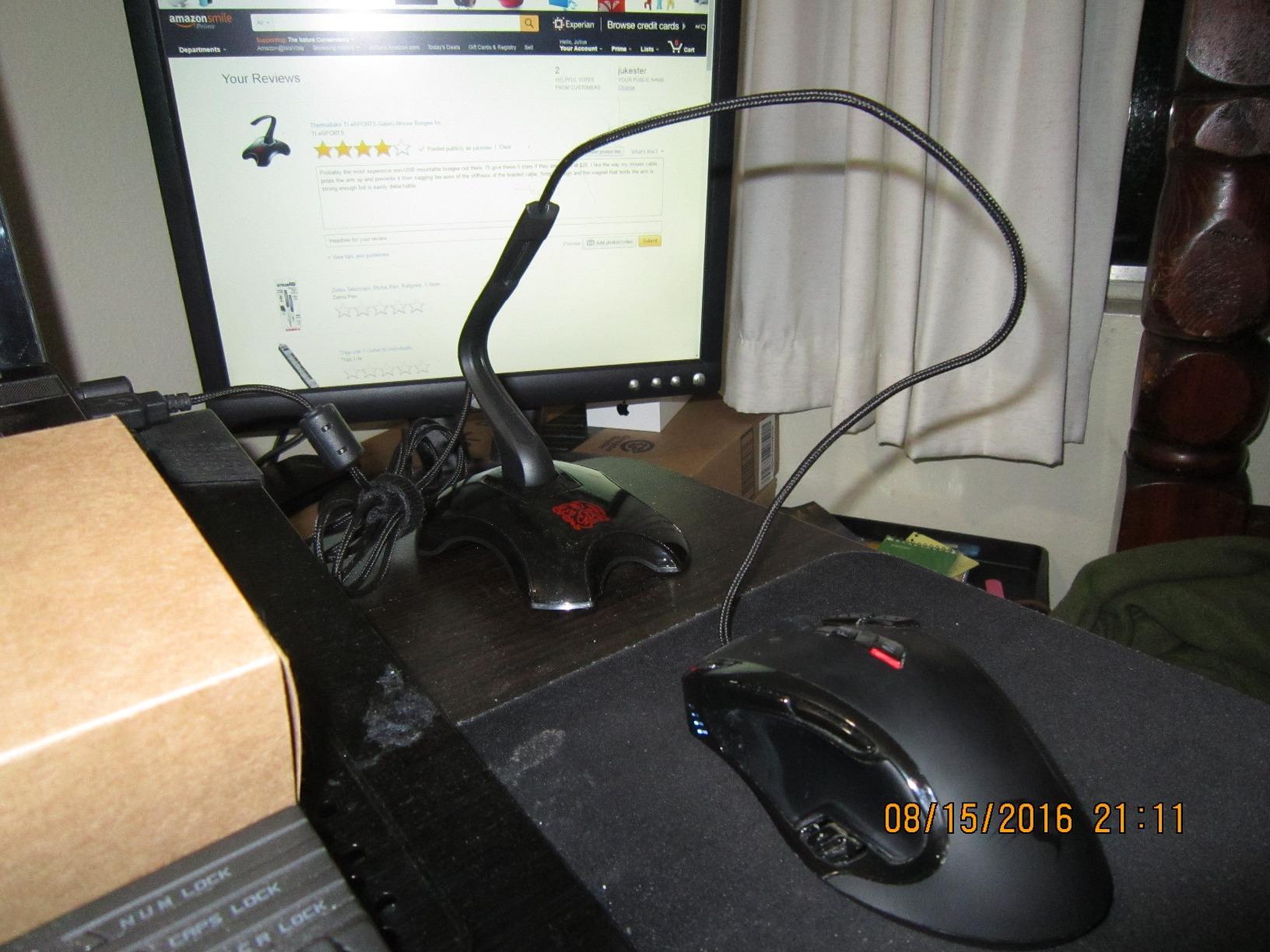 Tt Esports Thermaltake Tt e Sports Galeru Magnetic Detachable Head Gaming Mouse Bungee EAC-MSB001 customer photo 2