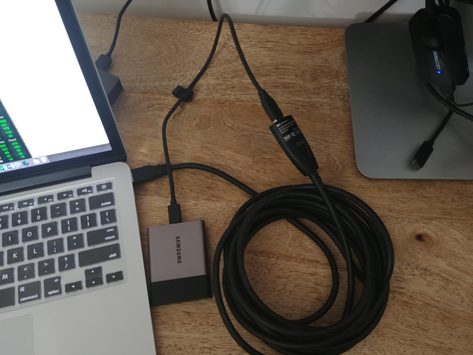 Cable Matters Active USB 3.0 Extension Cable, 32.8ft / 10m | Male to Female, Signal Booster, Compatible with Hard Drives and Webcams customer photo 2