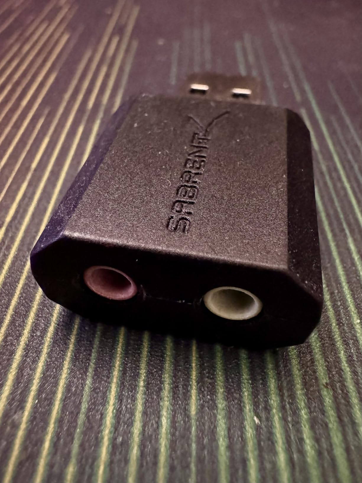 SABRENT USB External Stereo Sound Card Adapter, Plug & Play (AU-MMSA) customer photo 1