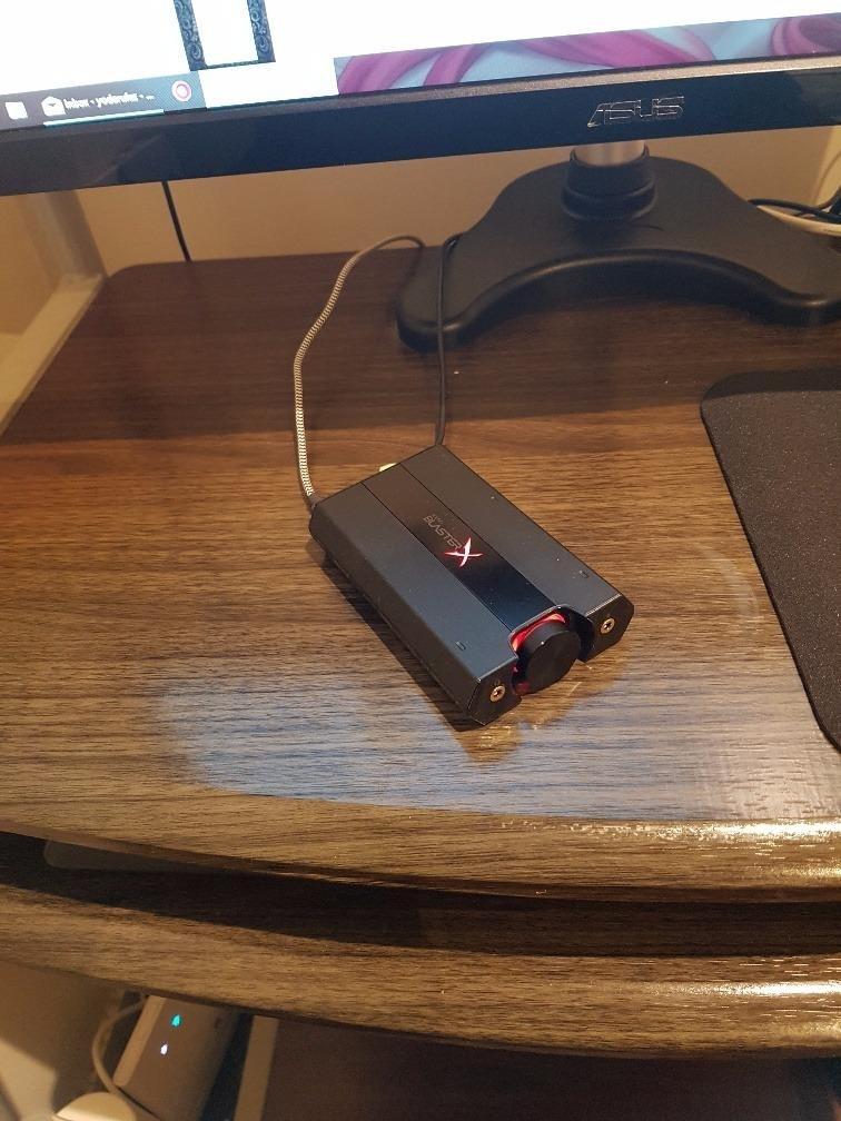 Sound BlasterX G5 7.1 Headphone Surround HD Audio External Sound Card with Headphone Amplifier customer photo 2