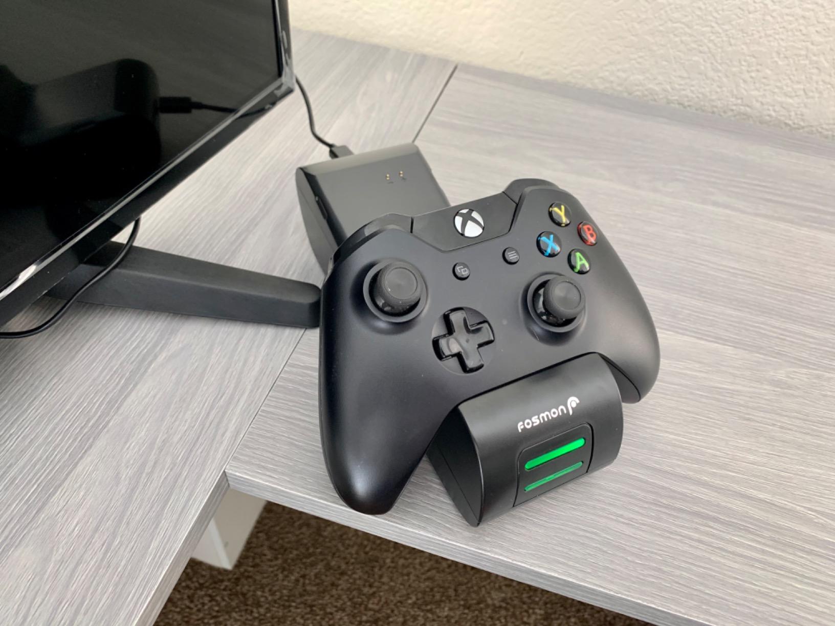 Fosmon Fast Charging for Xbox Controller Charger Station Dock, Black customer photo 1