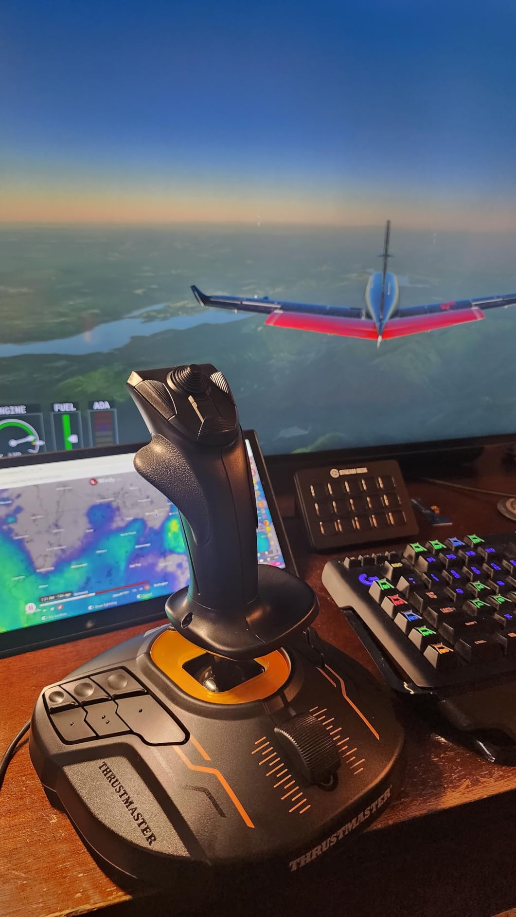 Thrustmaster T16000M FCS Precision Combat Flight Sim Joystick - PC | Drift-free H.E.A.R.T Sensors, 16 Programmable Buttons, Twist Rudder customer photo 1