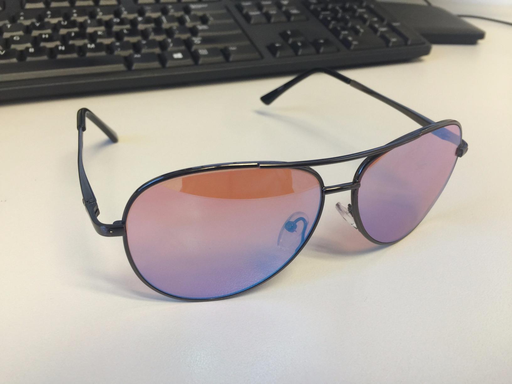 Pilestone TP-006 Lens A Color Blind Glasses Aviator Style for Medium Red-Green Blindness Indoor/Outdoor Use customer photo 1