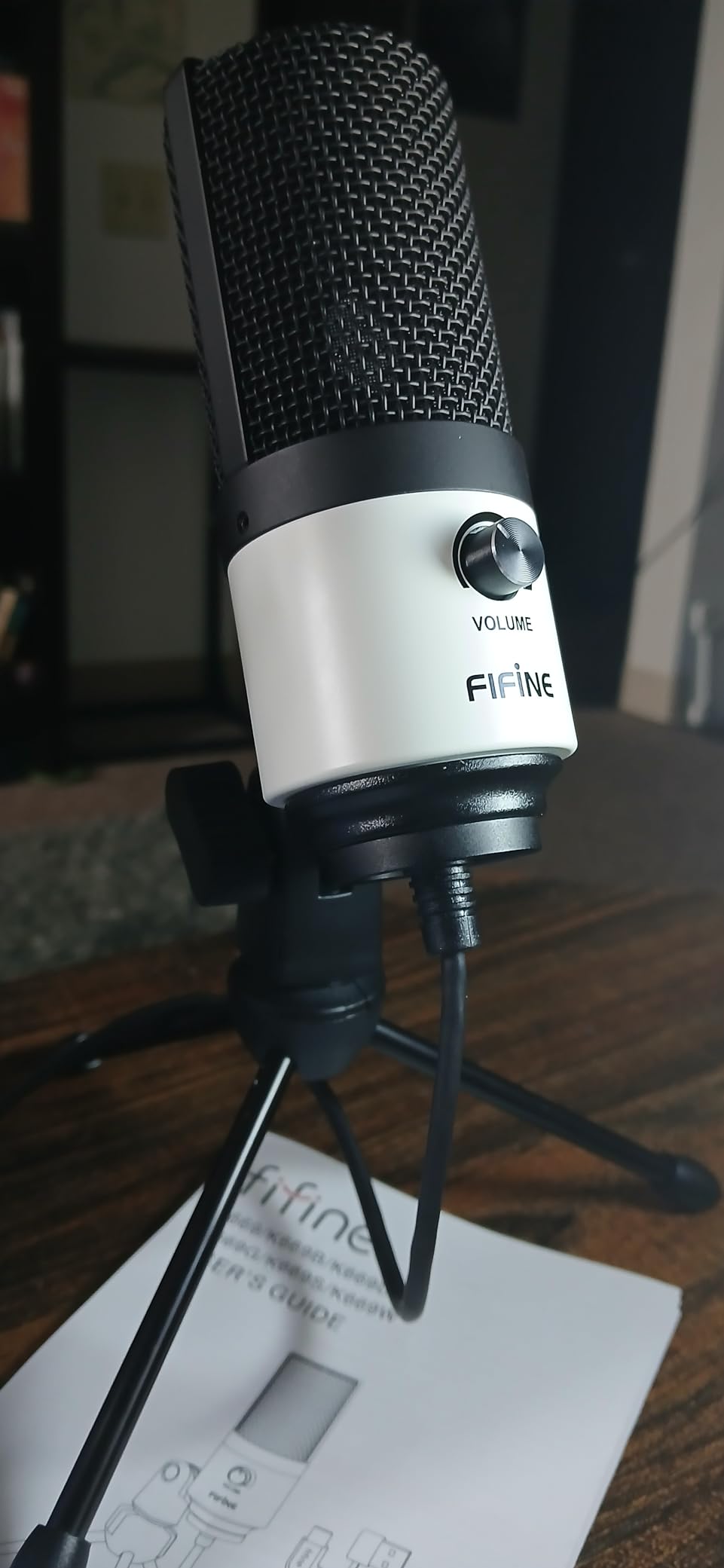 FIFINE K669B USB Microphone, Condenser Recording Mic for Vocals, Meeting | Metal Cardioid Laptop Mic for MAC OS, Windows, Voice Overs, Streaming, Online Meeting and YouTube Videos customer photo 1