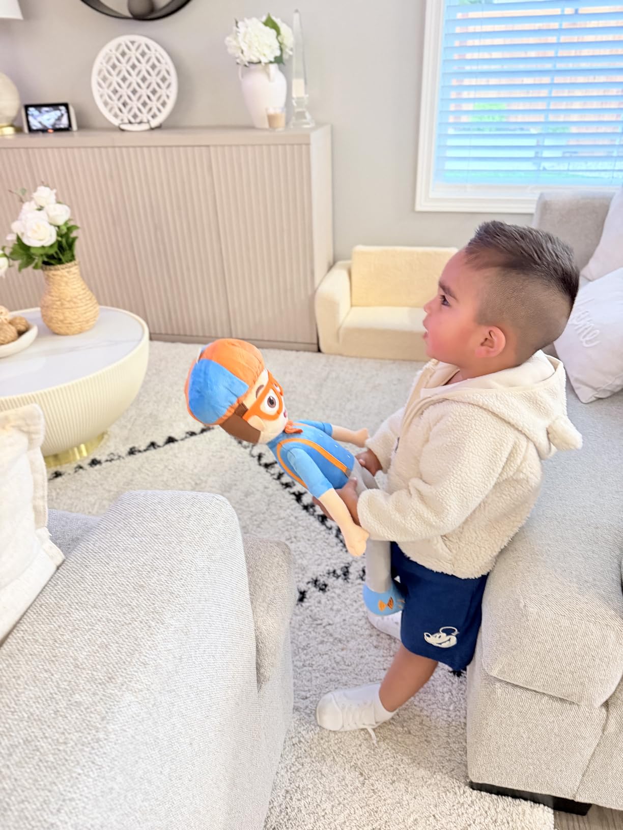Minecraft Steve Video Game Kids Plush Pillow Buddy, 16-inch customer photo 1