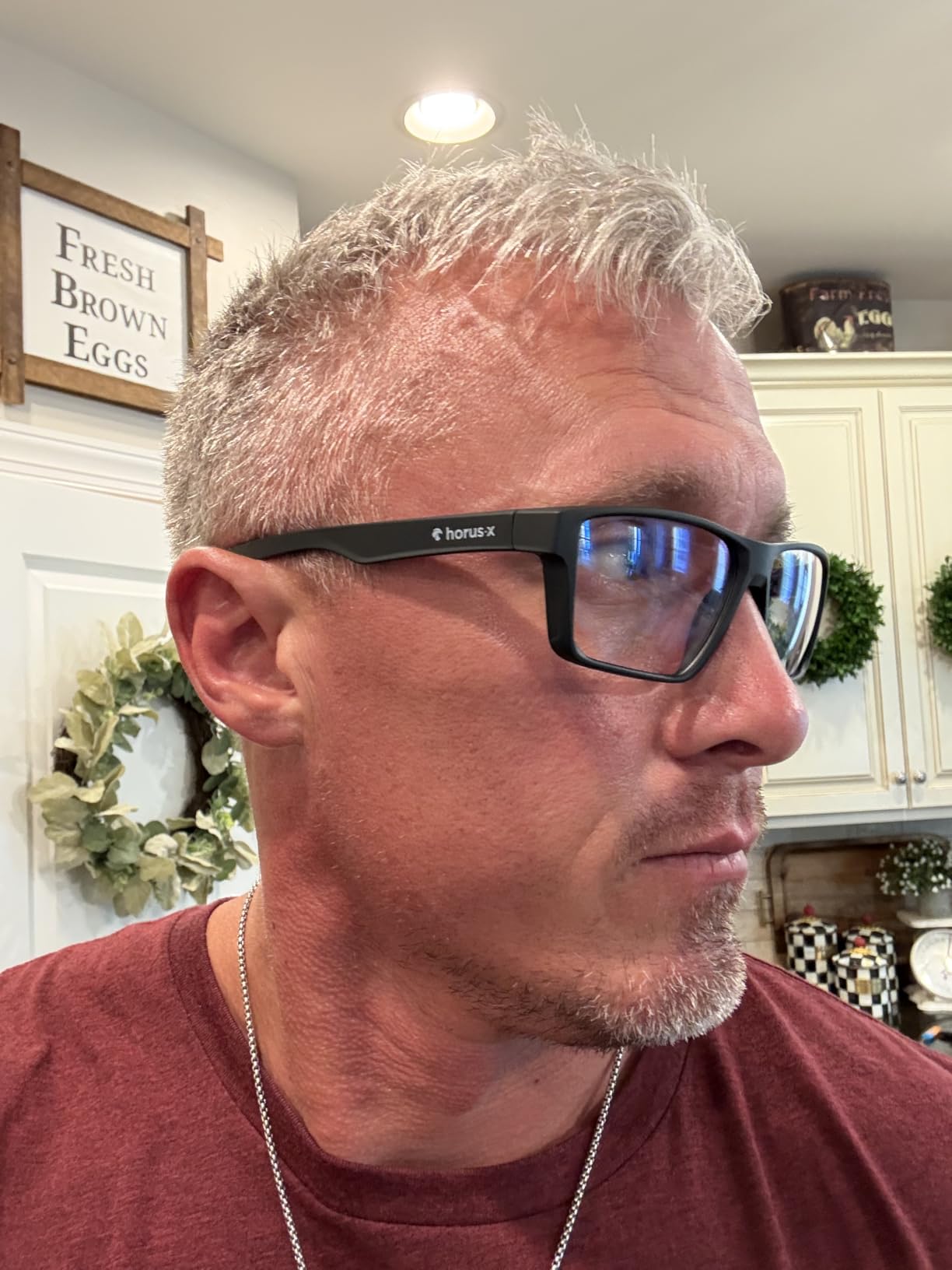 Horus X Blue Light Glasses Men Women | Blue Light Blocking Glasses | For Screen Anti-Fatigue Eye Migraine customer photo 2