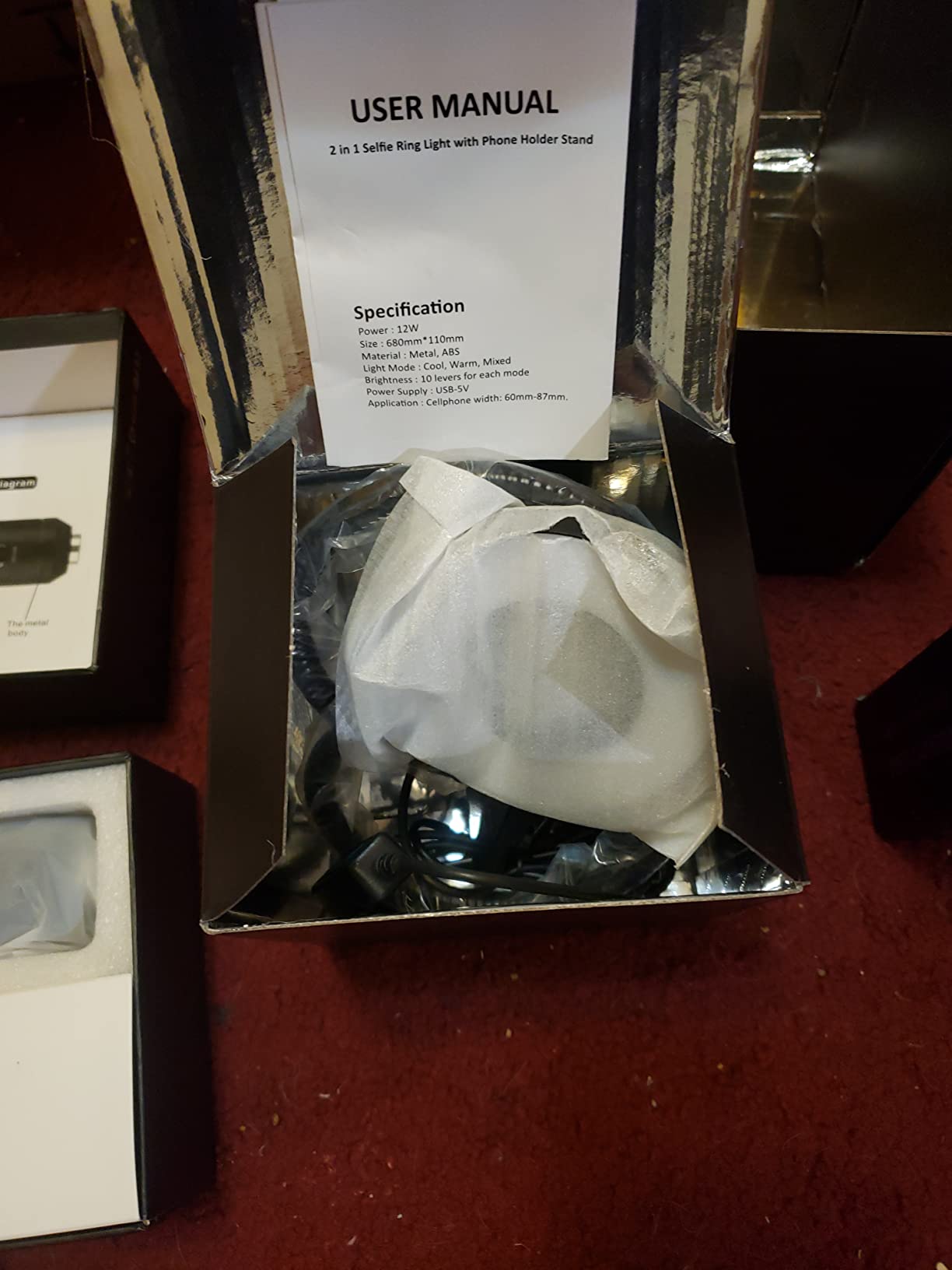 Webcam Streaming Kit, 1080P Webcam, RGB Mic & LED Light for PC/Mac. Not PS5 customer photo 1