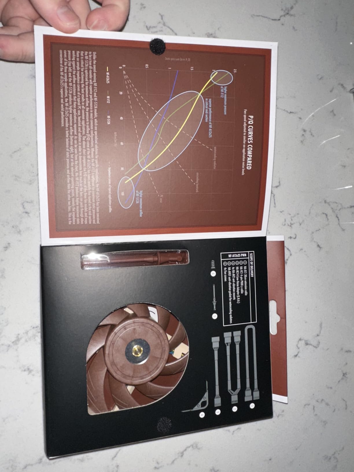 Noctua NF-A12x25 PWM, Premium Quiet Fan, 4-Pin (120mm, Brown) customer photo 2