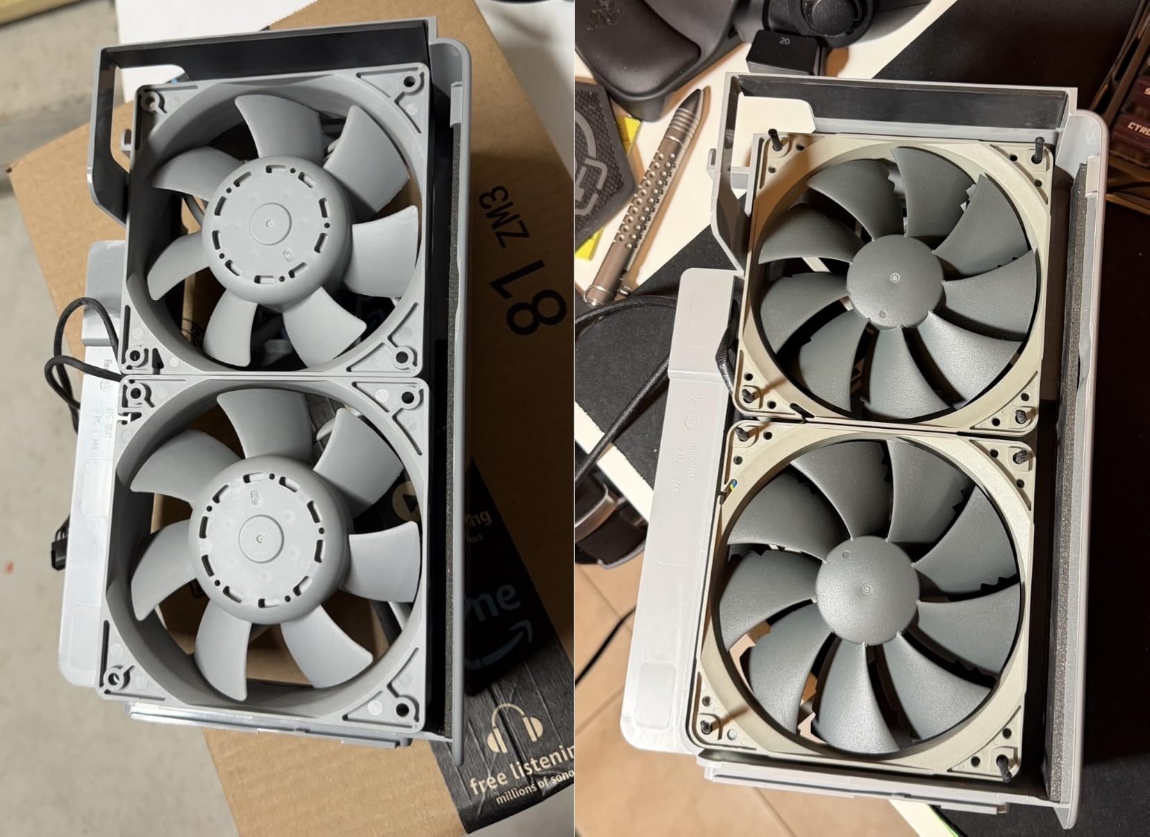 Noctua NF-P12 redux-1700 PWM, High Performance Cooling Fan, 4-Pin, 1700 RPM (120mm, Grey) customer photo 1