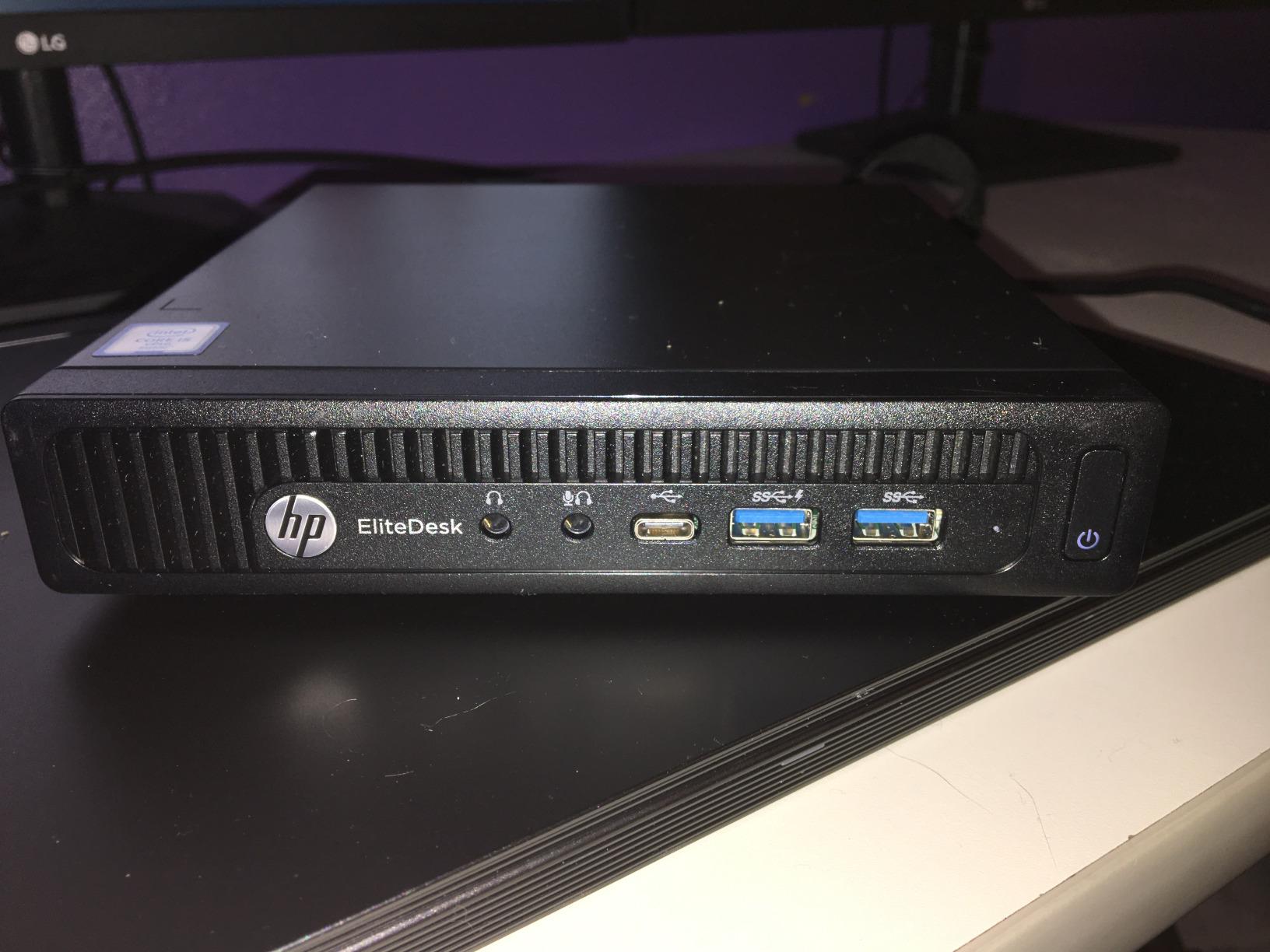 HP EliteDesk 800 G2 Desktop Mini Business PC, Intel Quad-Core i5-6500T up to 3.1G, 16GB DDR4, 240GB SSD, VGA, DP, Win 11 Pro 64 bit (Renewed) customer photo 1