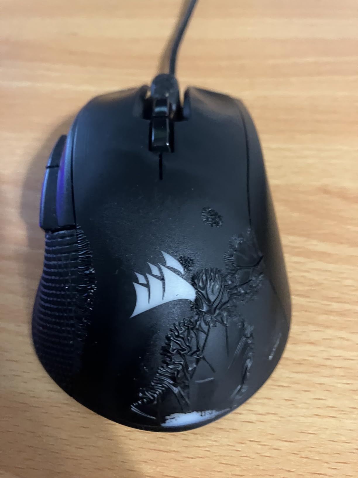 Corsair IRONCLAW RGB Wired FPS/MOBA Gaming Mouse - 18,000 DPI - 7 Programmable Buttons - Designed for Large Hands - iCUE Compatible - PC, Mac, PS5, PS4, Xbox - Black customer photo 1