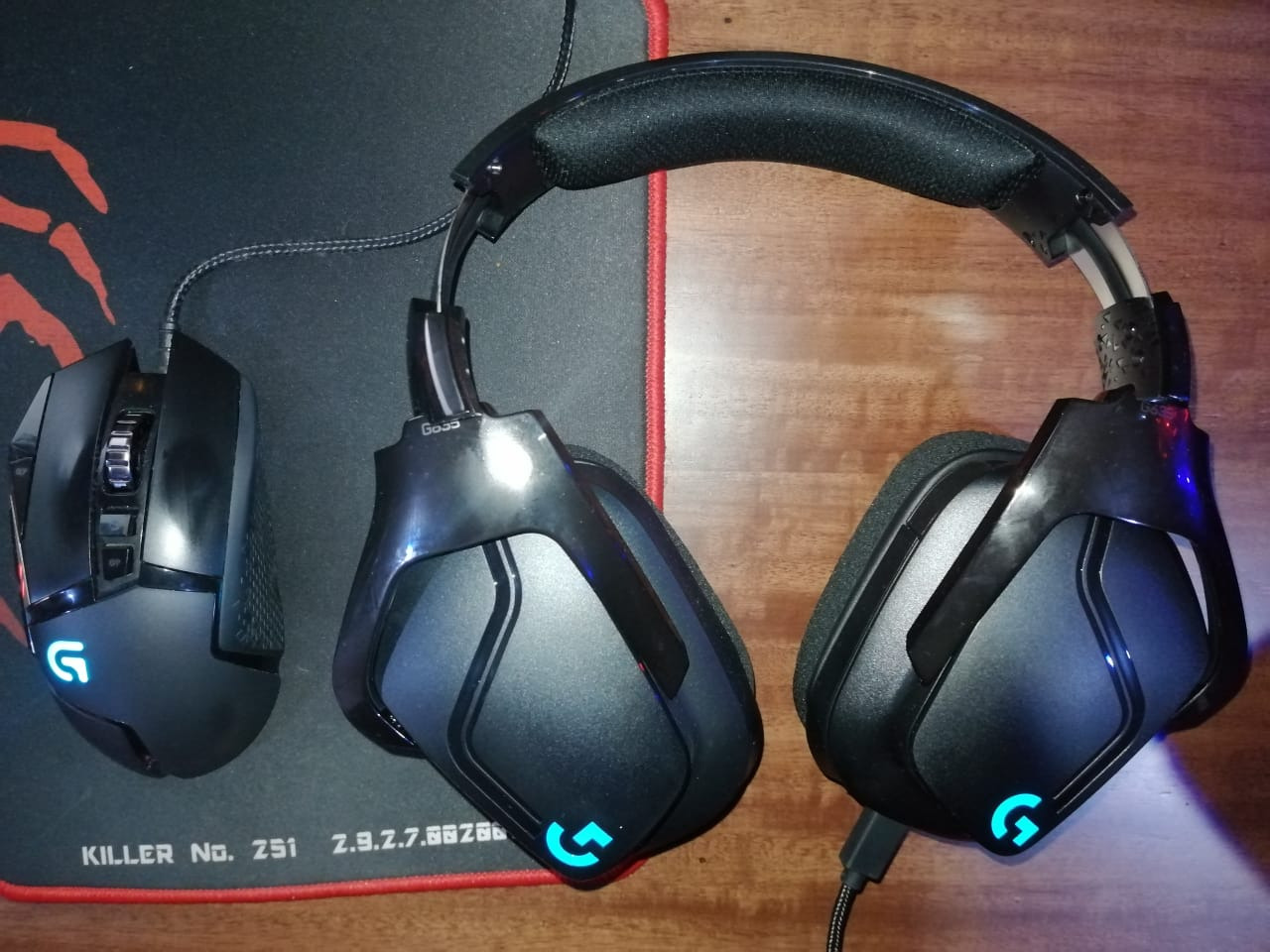 Logitech G635 DTS:X 7.1 Surround Sound LIGHTSYNC RGB PC Gaming Headset customer photo 1