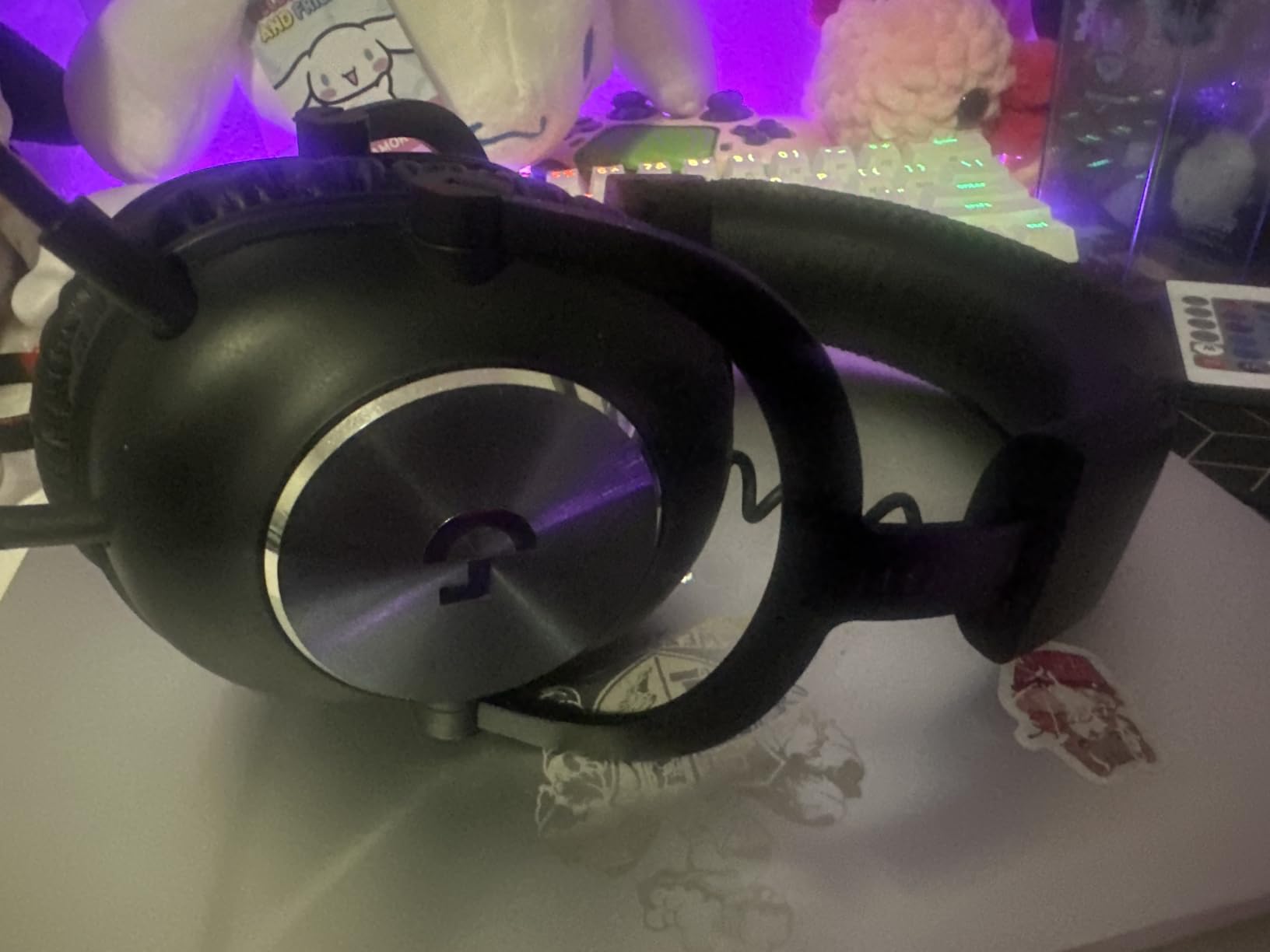 PRO X Wired Gaming Headset - Black | Blue VO!CE Detachable Boom Mic, DTS 7.1, 50 mm Drivers, USB/3.5mm Aux, Spare Memory Foam Ear Pads, Bag & USB DAC Included customer photo 2