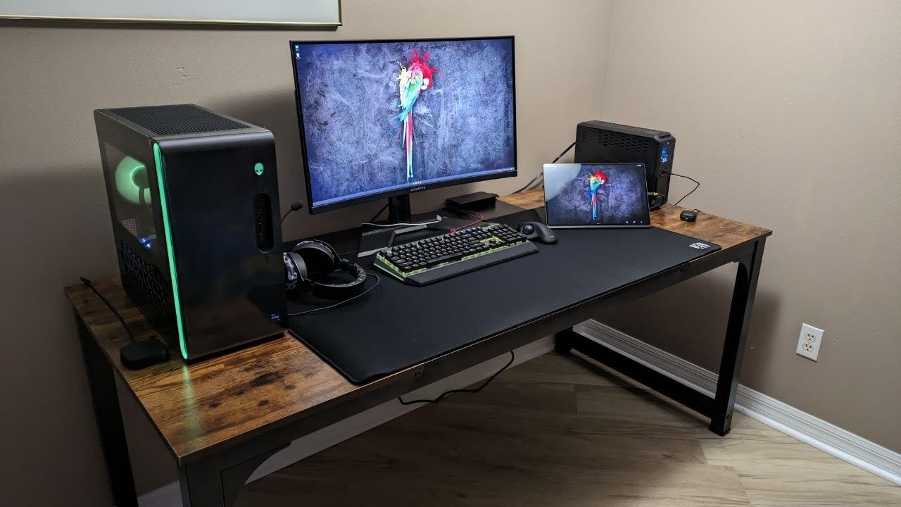 3XL Huge Mouse Pads Oversized (48''x24'') - Extra Large Gaming XXXL Mousepad for Full Desk - Super Thick Nonslip Rubber Base and Waterproof Desktop Keyboard Extended Mouse Mat (Black, XXX-Large) customer photo 1