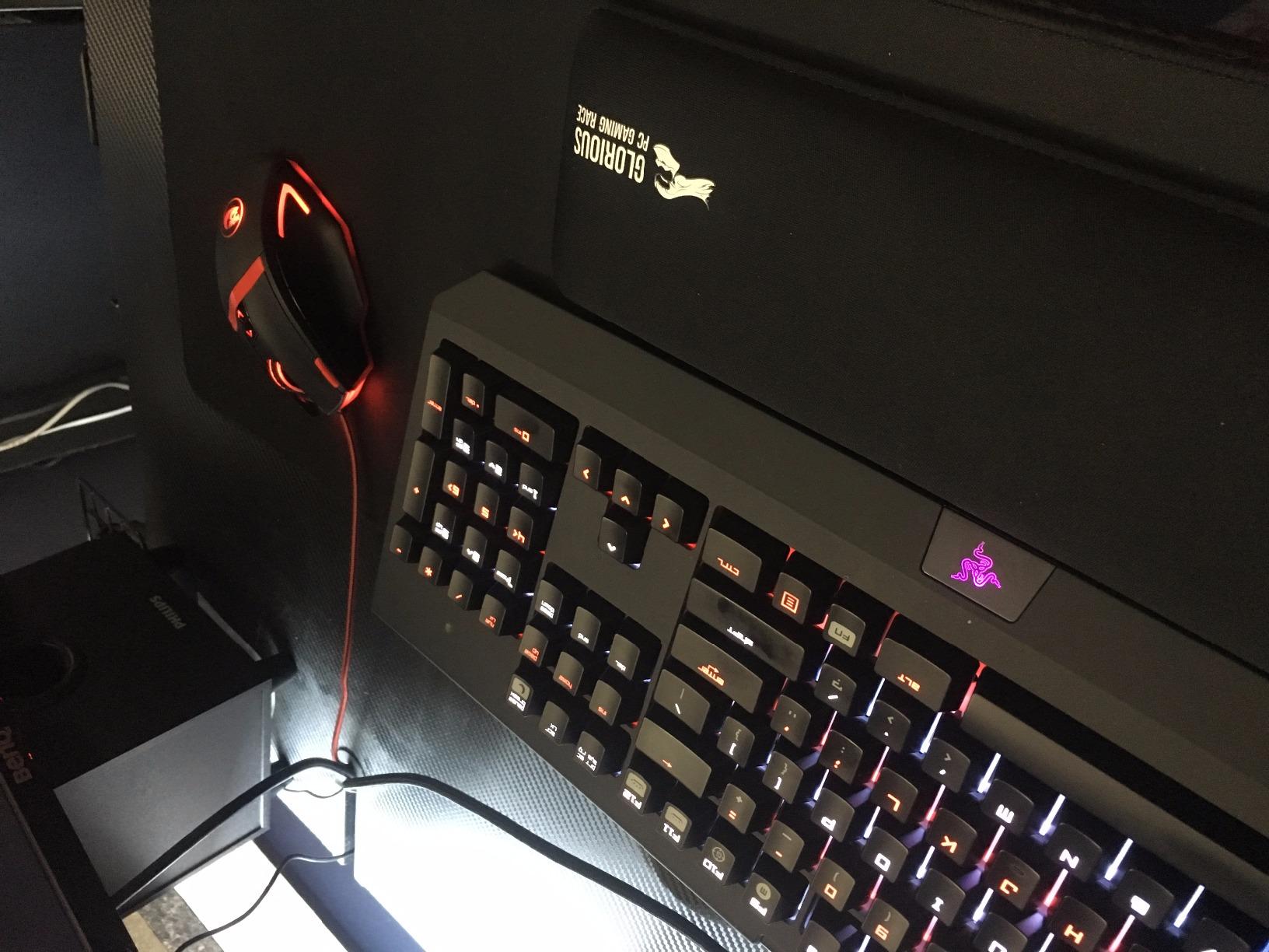 Redragon M801 Wireless Gaming Mouse, RGB Gaming Mouse with MMO 9 Programmable Macro Editing Buttons, UP 16000 Adjustable DPI, Rapid Fire Button for Game, Windows,PC - Wireless, Black customer photo 2