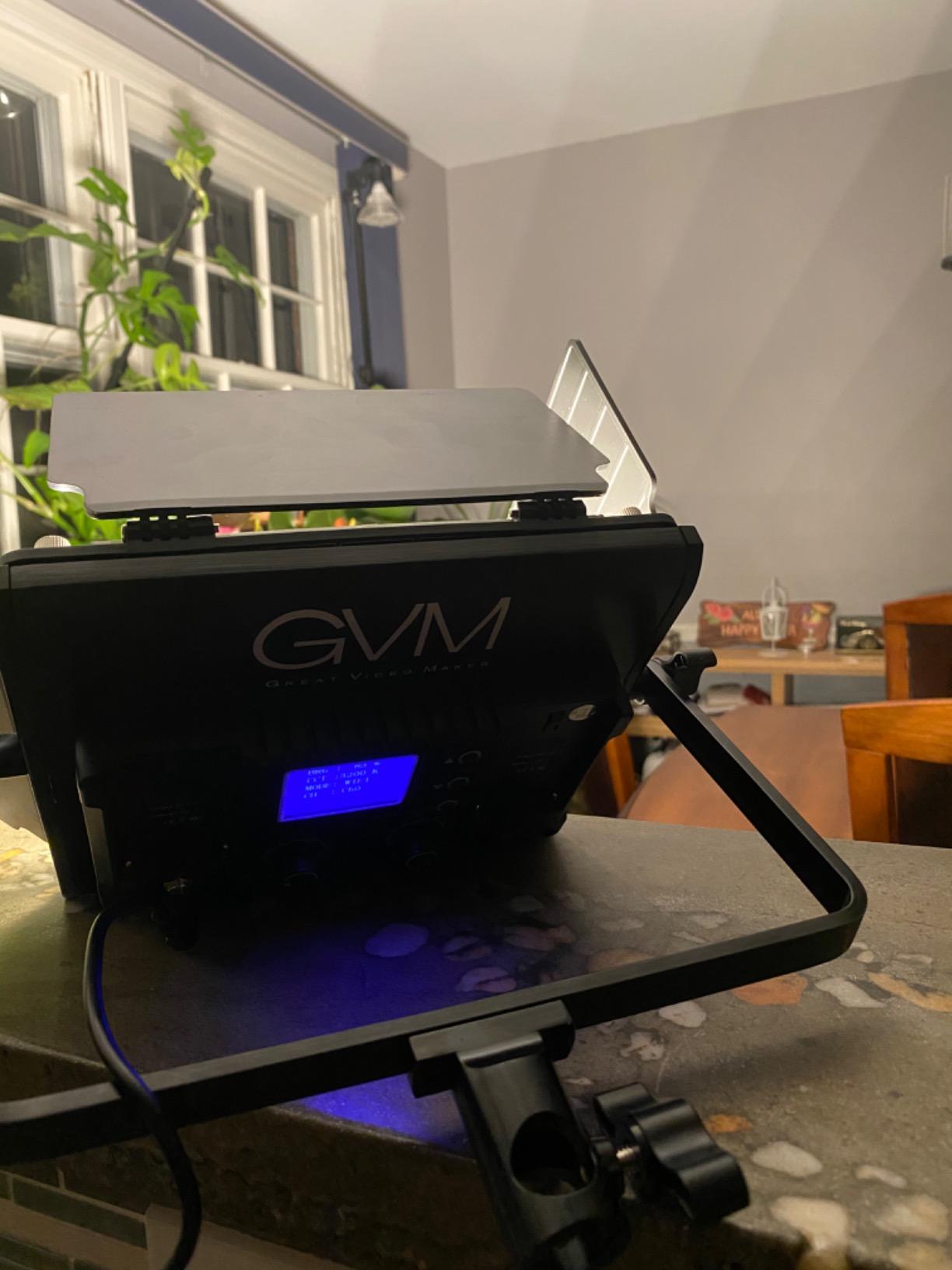 GVM RGB LED Panel Video Light, Photography Lighting with APP Control, 800D Video Lighting Kit 2 Packs customer photo 2