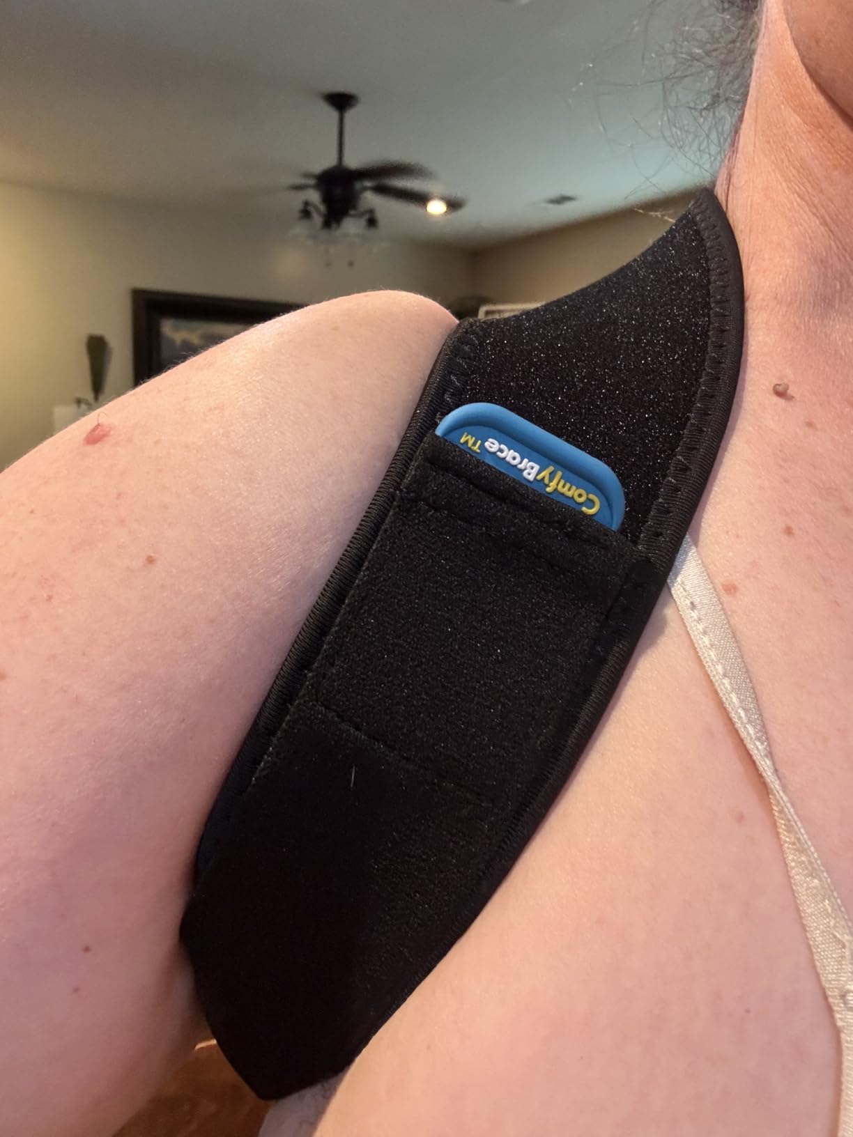 ComfyBrace Posture Corrector for Men and Women, Back Brace Straightener customer photo 1