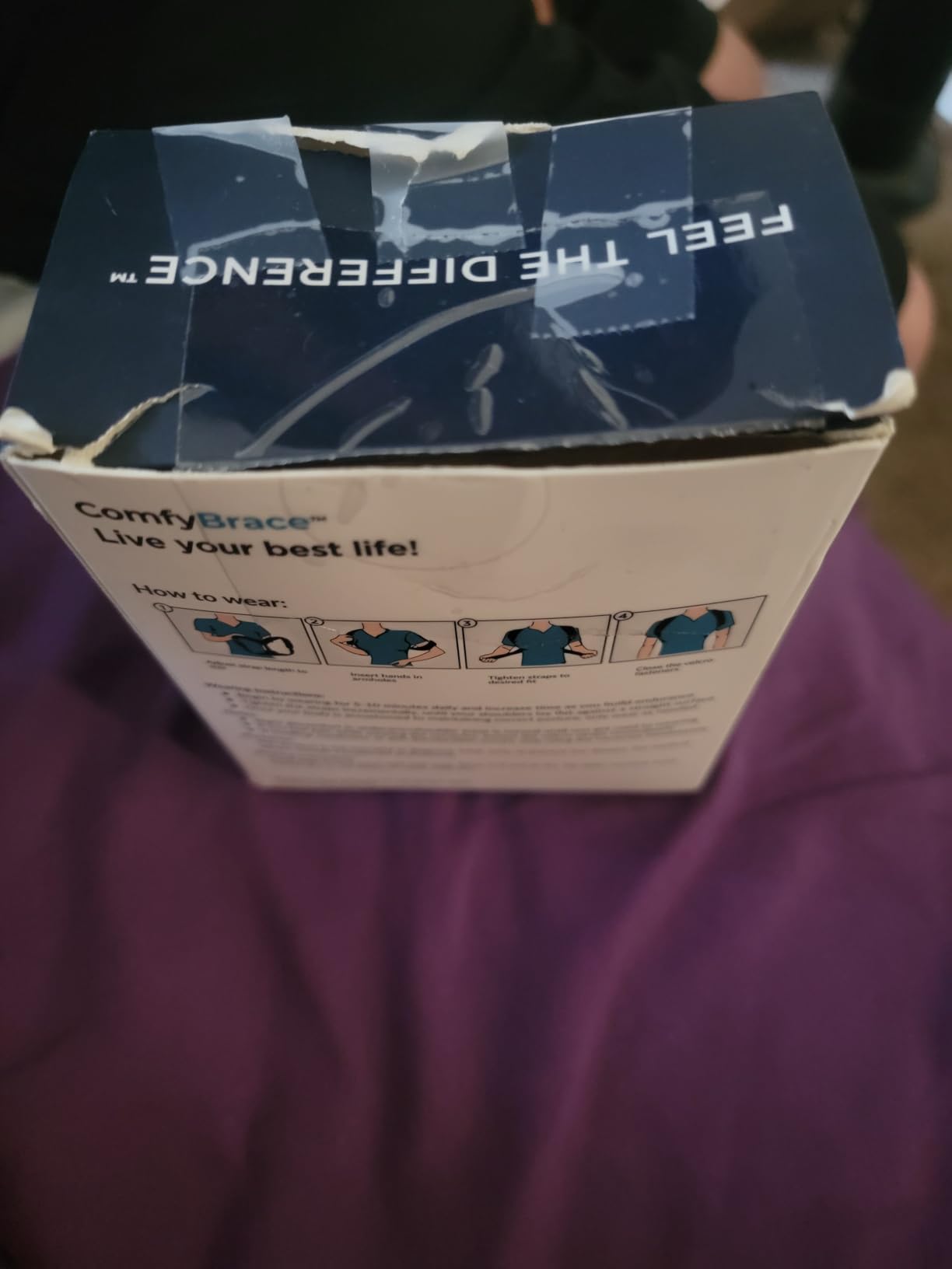ComfyBrace Posture Corrector for Men and Women, Back Brace Straightener customer photo 2