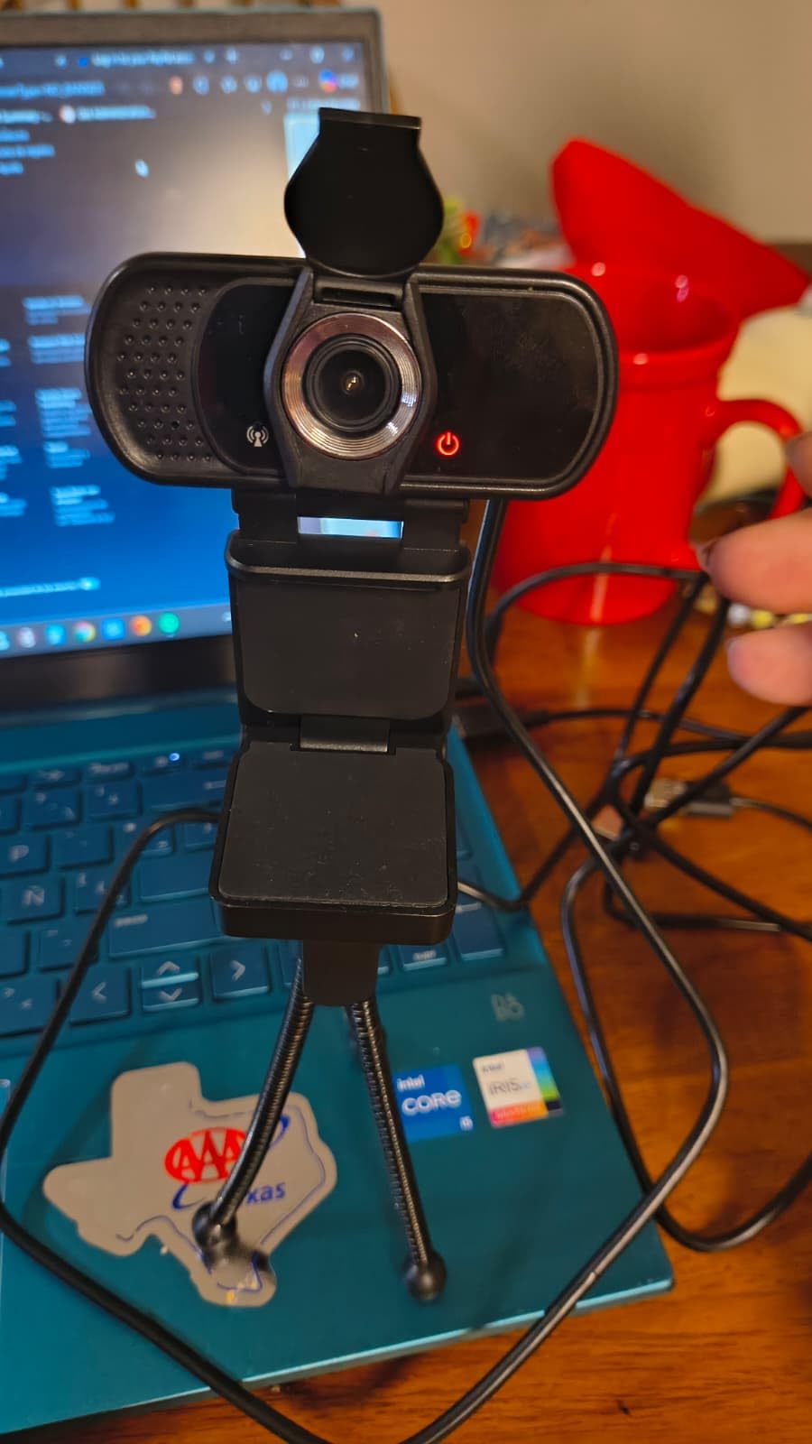 ToLuLu 1080P Webcam with Microphone, HD Webcam Web Camera with Tripod Stand | Widescreen USB Computer Camera, Streaming Mic Web cam for Online Calling/Conferencing, Facetime/YouTube Desktop Laptop PC customer photo 1