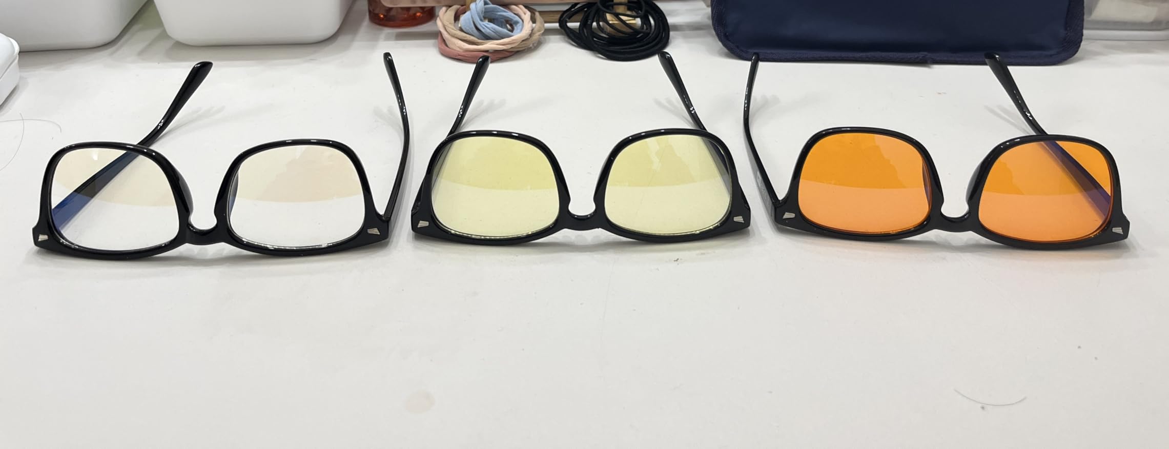 Sleep ZM Blue Light Blocking Glasses for Women + Men - Better Sleep + Anti Eye Strain Protection - Computer Screens & Gaming - Black Wayfarer - 99% Night-time Amber Lens | Eases Migraines, Great for Screens, Gaming & Focus, Comfy Fit customer photo 2
