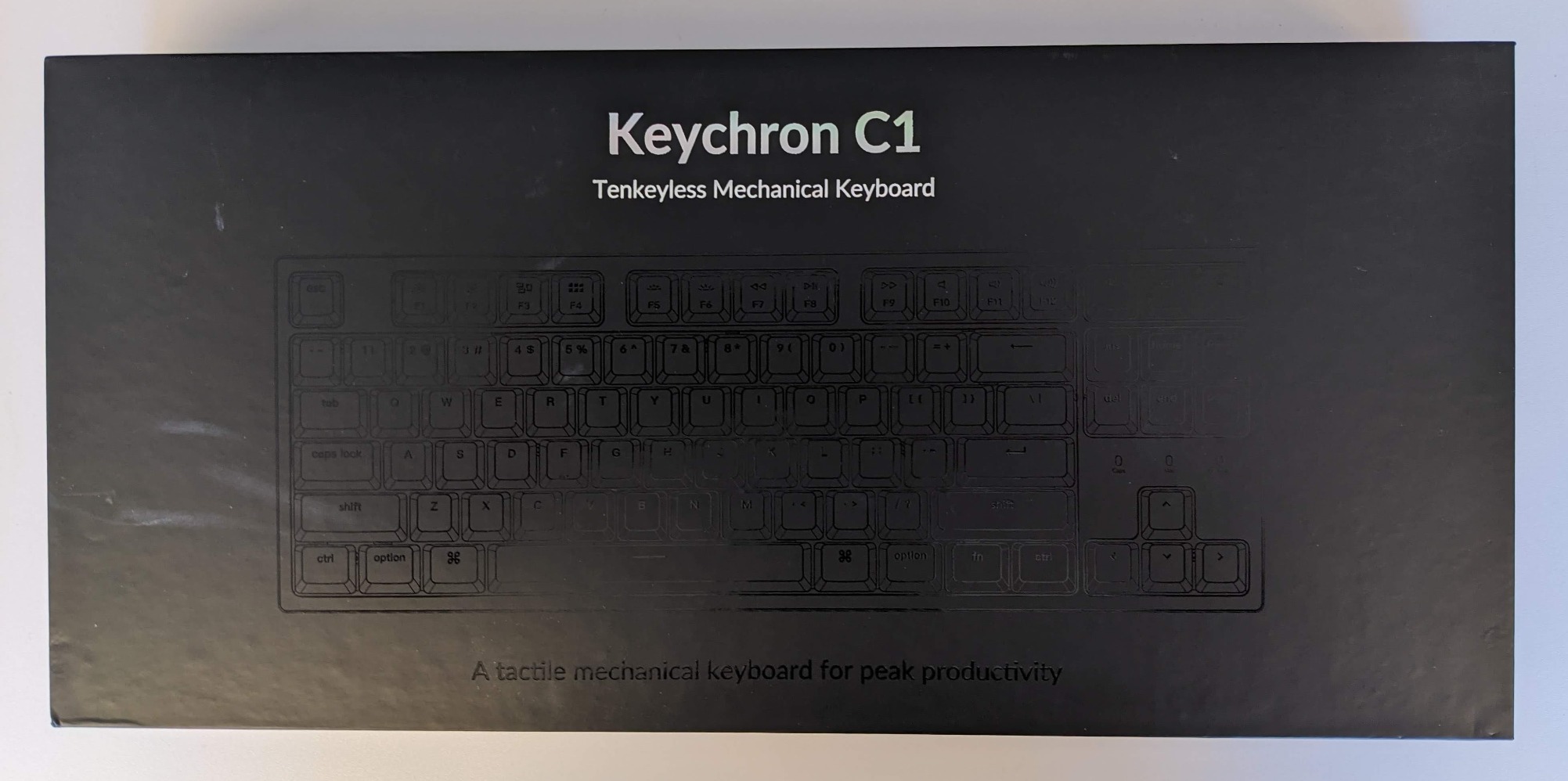Keychron C1 Hot-swappable Wired Mechanical Computer Keyboard with Gateron G Pro Brown Switch/Double-Shot ABS Keycaps/White Backlight/USB Type-C Cable, Tenkeyless 87 Keys for Mac Windows PC customer photo 1