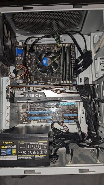 Segotep GM850 850W Power Supply, 80 Plus Gold Certified, PCIe 5.1 & ATX 3.1 | Full Modular Gaming PSU for NVIDIA RTX 20/30/40/50 Series and AMD Graphics Cards customer photo 2