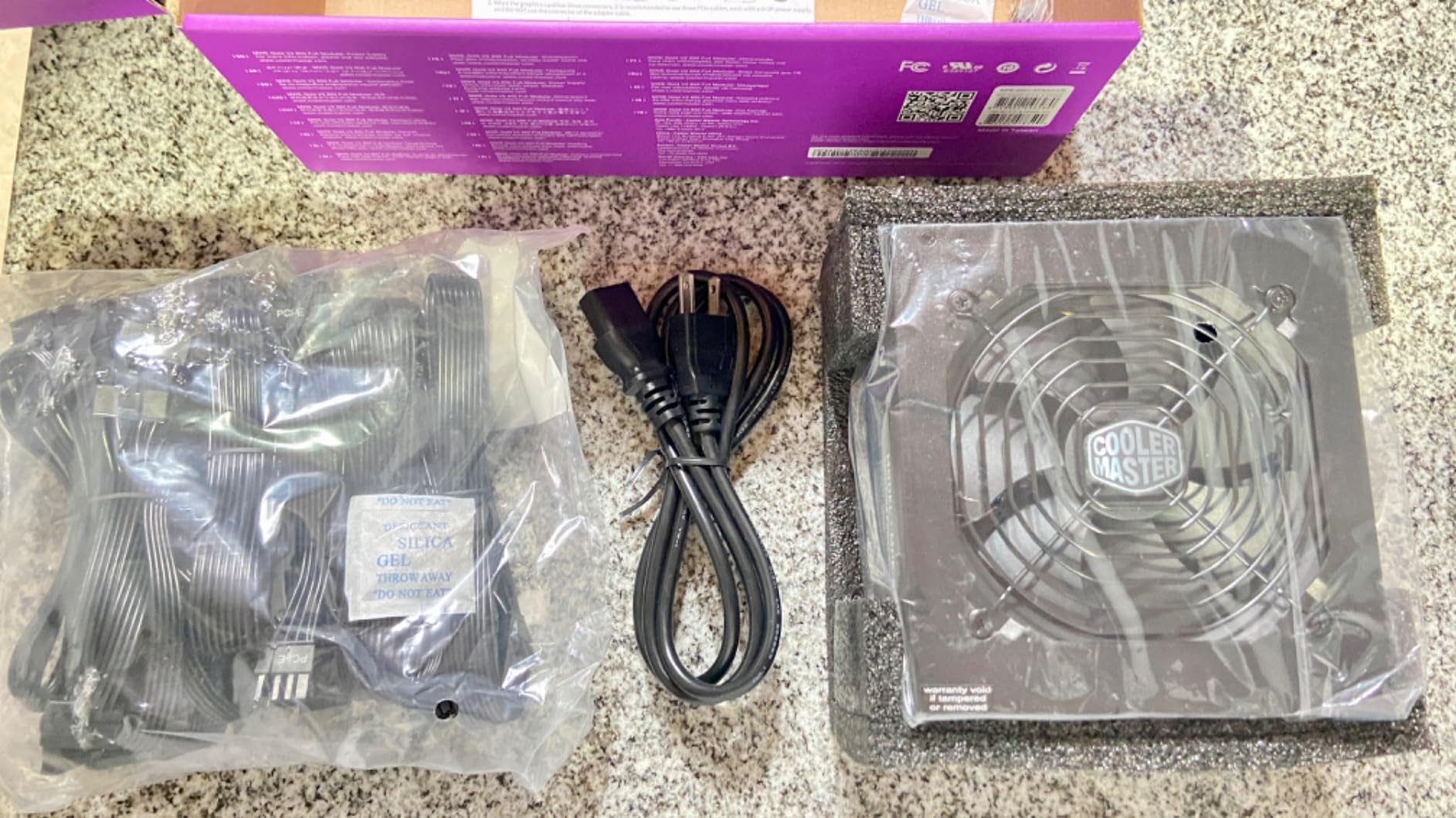 Cooler Master MWE Gold 850 V2 Fully Modular Power Supply - 850W 80+ Certified PSU, Dual EPS Connectors, Semi-Fanless Low Noise Design, Flat Black Cables, Reliable ATX Gaming PSU, 5-Year Warranty customer photo 1