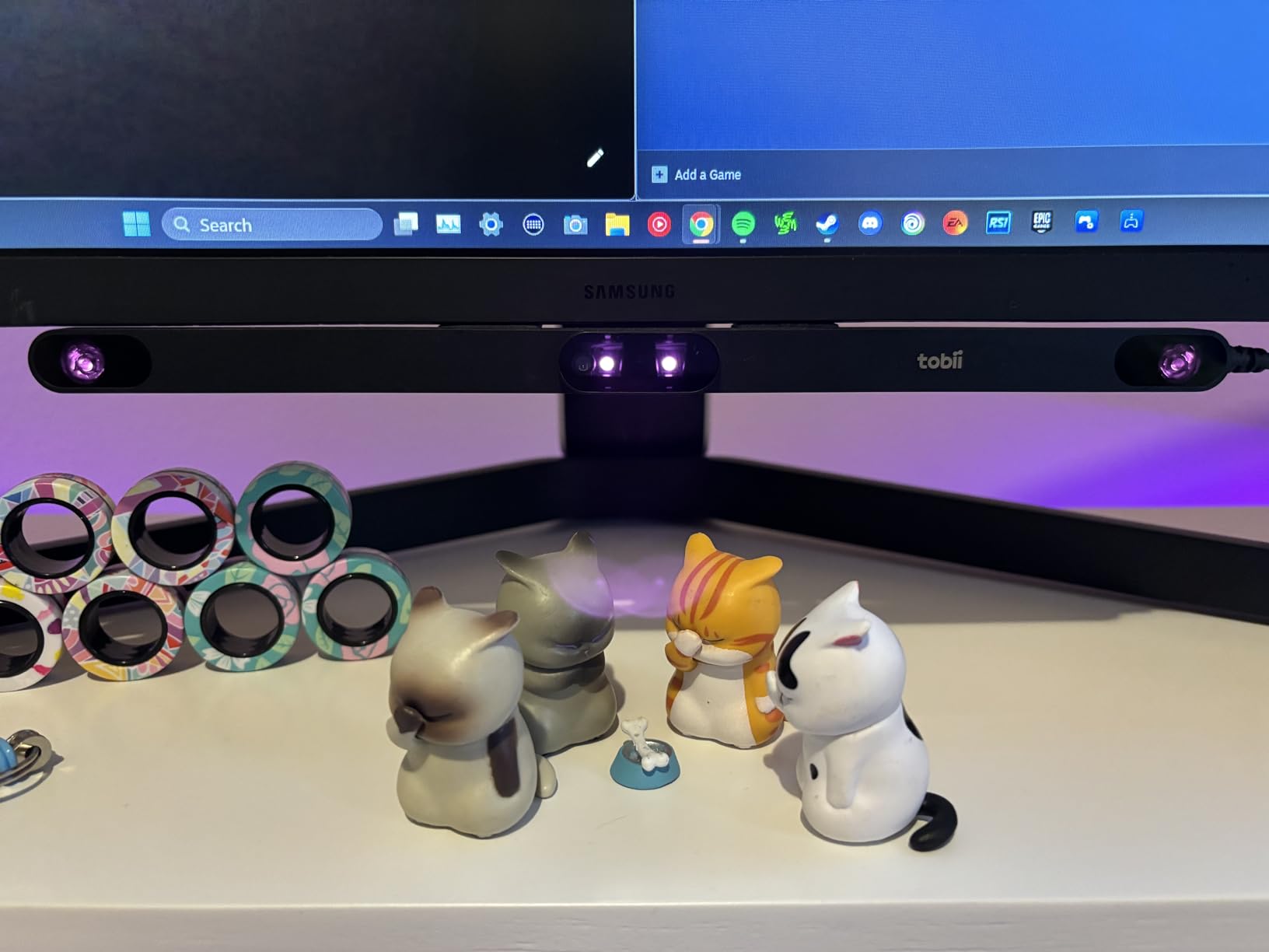 Gaming Eye Tracker Mounting Kit - Flex Mount and Metal Plate Mounts for Tobii Eye Tracker customer photo 1
