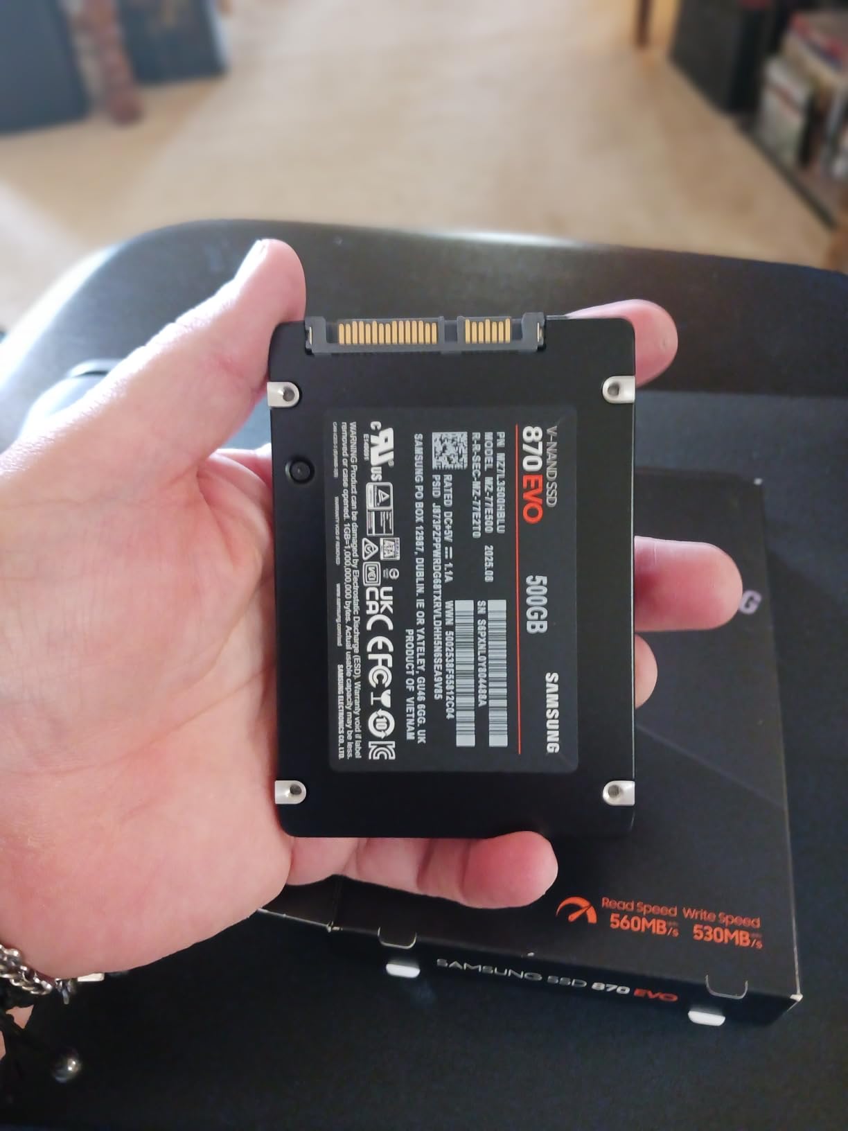 SAMSUNG 870 EVO SATA SSD 500GB 2.5