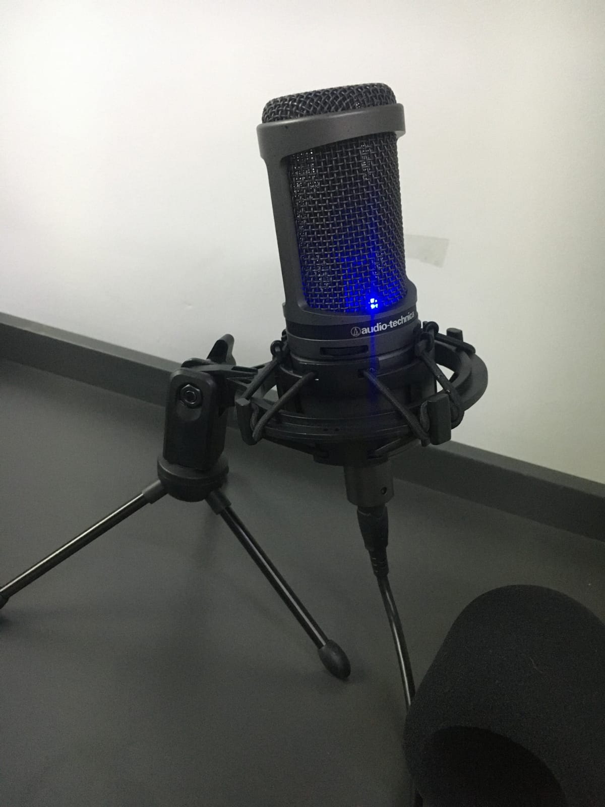 AT2020 Microphone Shock Mount with Pop Filter, Custom Built for Audio-Technica AT2020 Mic | Pop Filter & Anti-Vibration Suspension, Holder Clip, Fits Audio Technica AT2020USB+/AT2035/ATR2050/AT3035/AT3060 for Studio customer photo 1