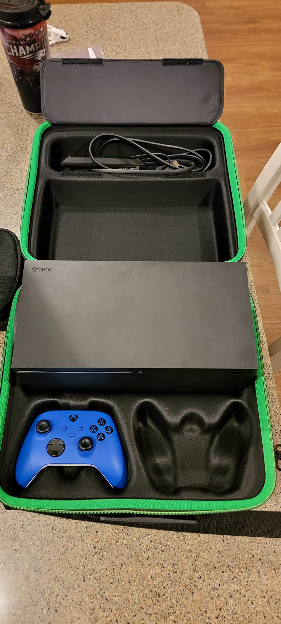 Hard Carrying Case Compatible with Xbox Series X, Controller, Accessories | Protective Travel bag for Xbox Series X Disc or Digital Version Console, Cables and Other Accessories customer photo 1