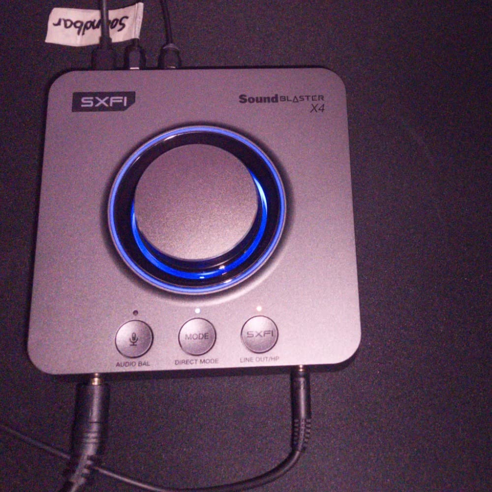 Sound Blaster X4, External USB DAC & Headphone Amp, 7.1 Surround customer photo 2