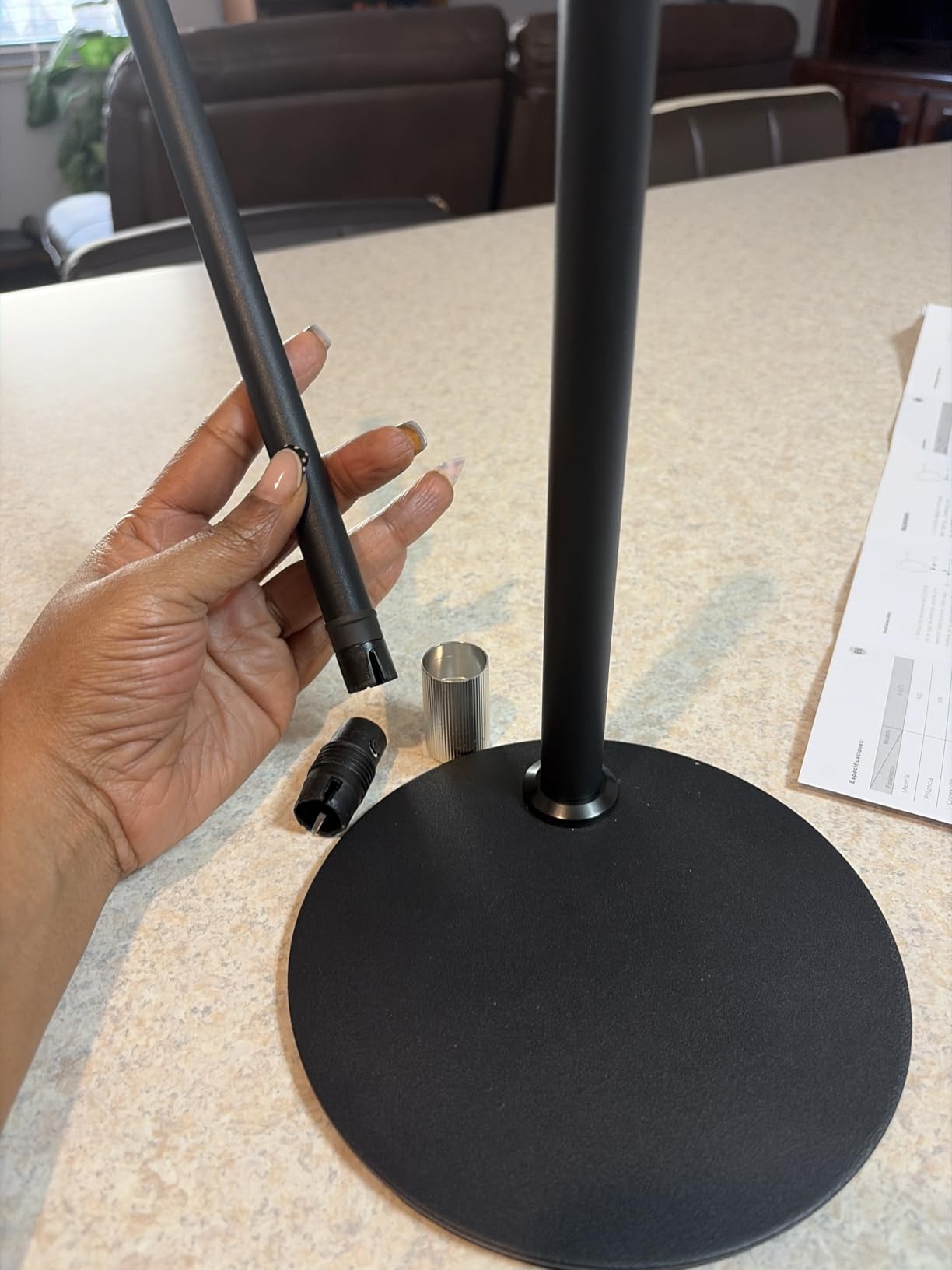 Desk Ring Light with Stand - 10.5'' Desktop Ring Light with Phone Holder for Video Recording, Circle Light for Computer Zoom Meeting Video Conference Lighting Video Calls Podcast Streaming customer photo 1
