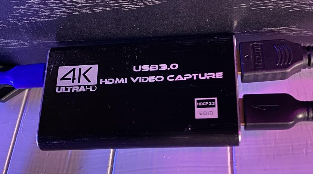 Capture Card, 4K HDMI Video Capture Card, Game Capture Card, 1080P 60FPS Video Capture Device, HDMI to USB 3.0 Capture Card for Streaming, Work with Camera/Xbox/PS4/PS5/PC/OBS customer photo 2
