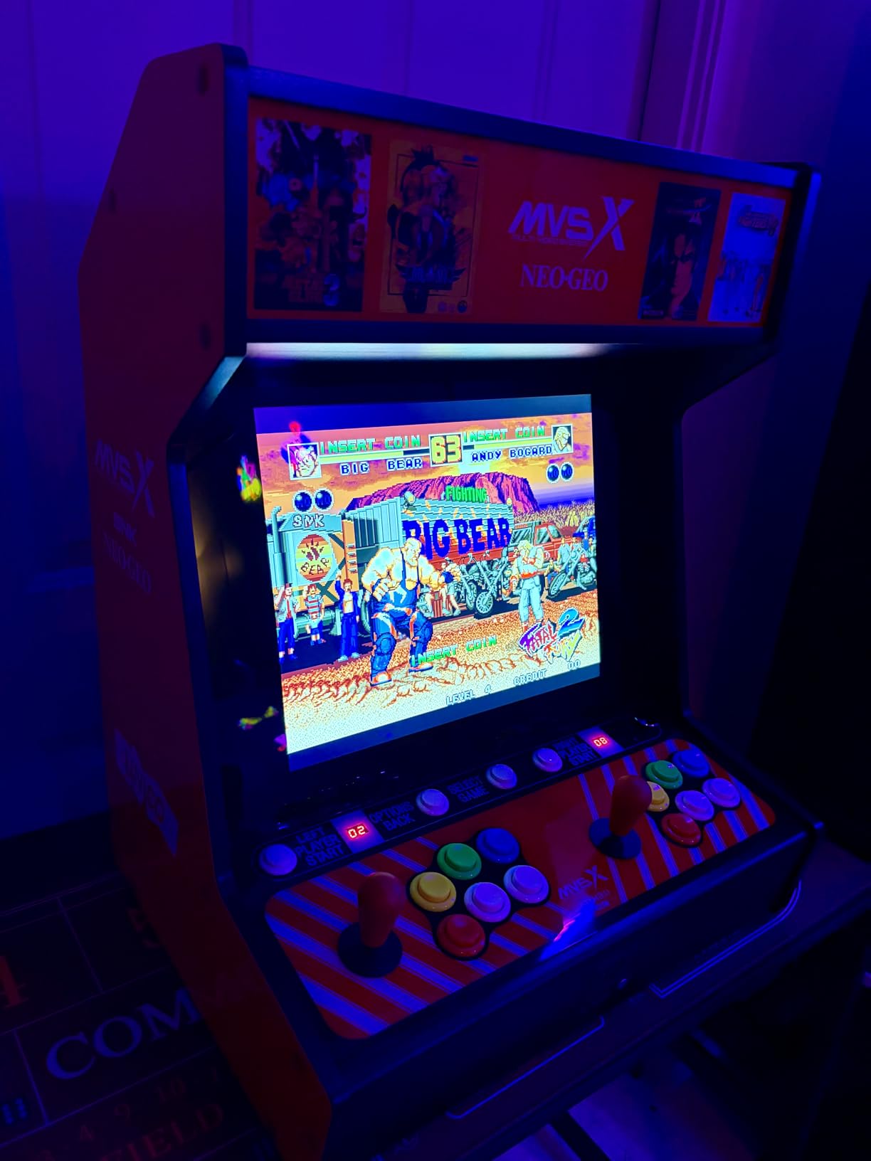 UNICO MVSX Home Arcade, Preloaded 50 SNK Licenced Retro Games, Support Two Players to Play Games Concurrently, Including The King of Fighters/Metal Slug and More customer photo 1