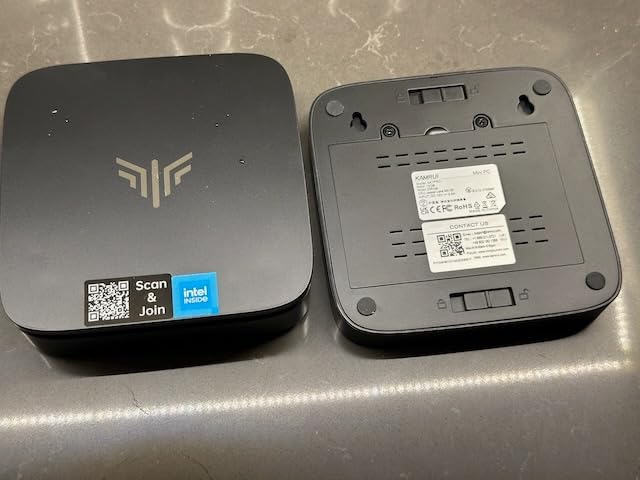 KAMRUI AK1PLUS Mini PC Computer, Intel N5030 (Up to 3.1GHz), 12GB RAM 256GB SSD, Dual 4K Mini Desktop Computer, Support 2.5'' SSD Expansion, WiFi, Bluetooth, Ethernet, Business Home Office PC customer photo 1