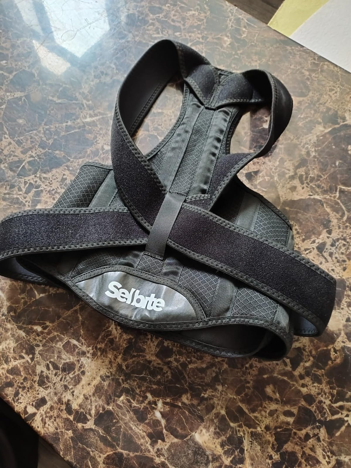 Selbite Posture Corrector for Men and Women - Back Brace for Upper and Lower Body Support - Adjustable Straightener with Pain Relief and Muscle Memory (Medium) customer photo 1