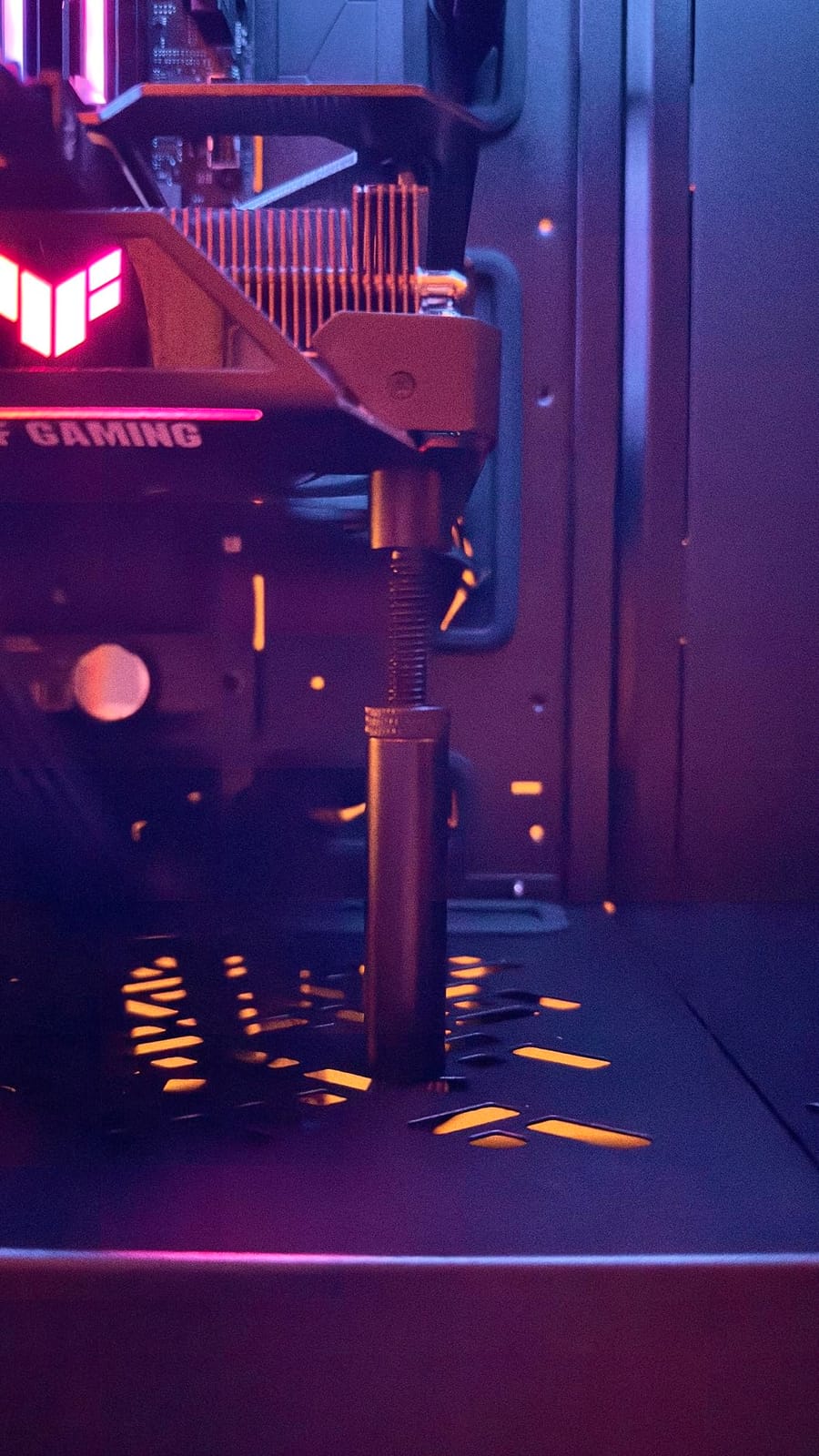 Graphics Card GPU Brace Support, Video Card Sag Holder Bracket, GPU Stand (L, 74-120mm) customer photo 1