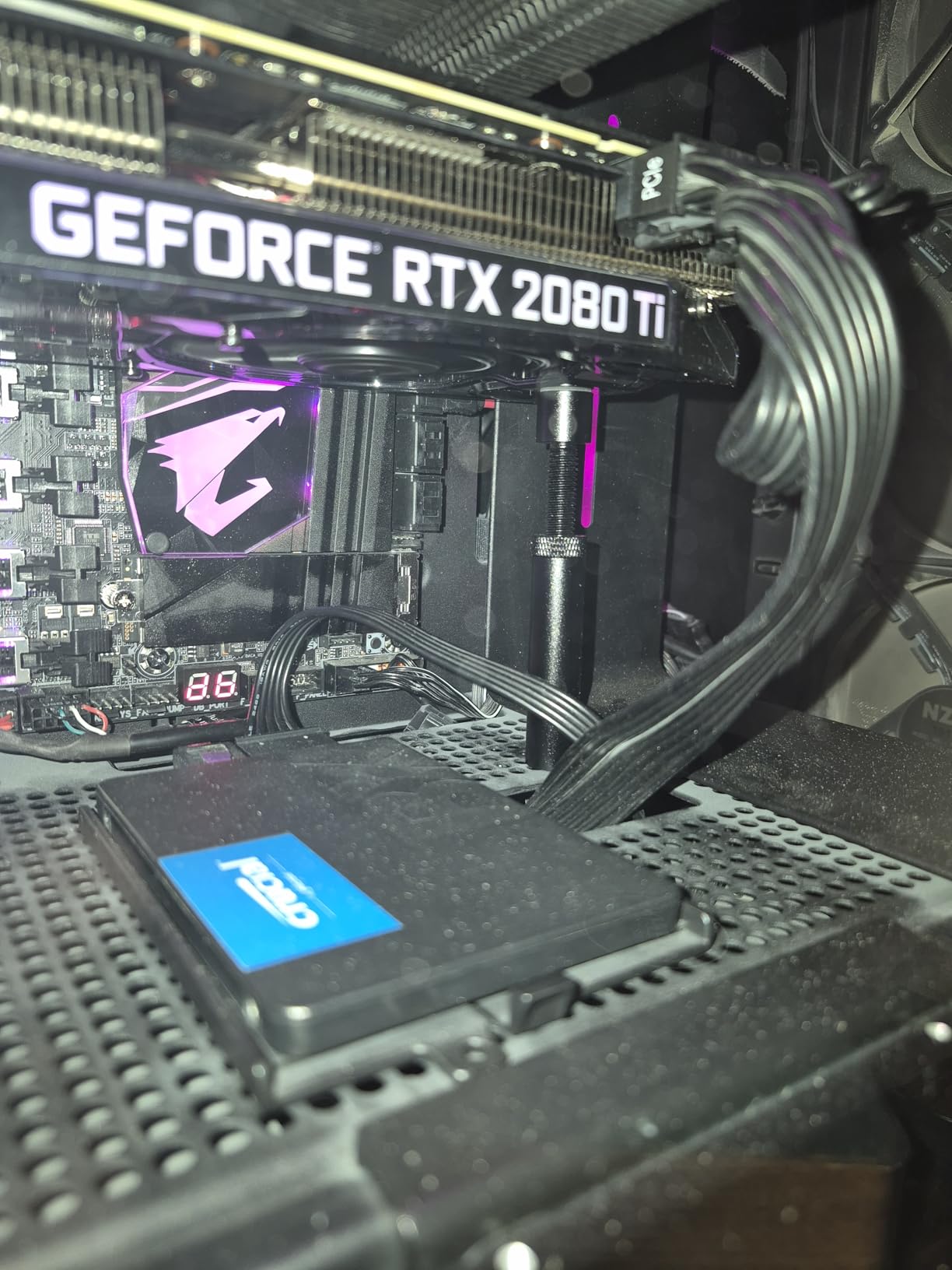 Graphics Card GPU Brace Support, Video Card Sag Holder Bracket, GPU Stand (L, 74-120mm) customer photo 2