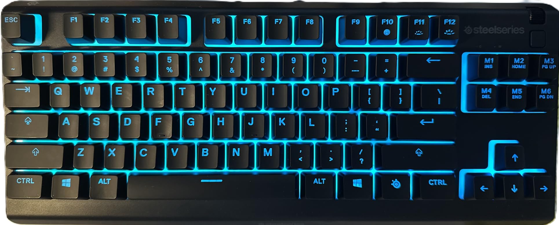 SteelSeries Apex 3 TKL RGB Gaming Keyboard - Tenkeyless Compact Form Factor customer photo 1