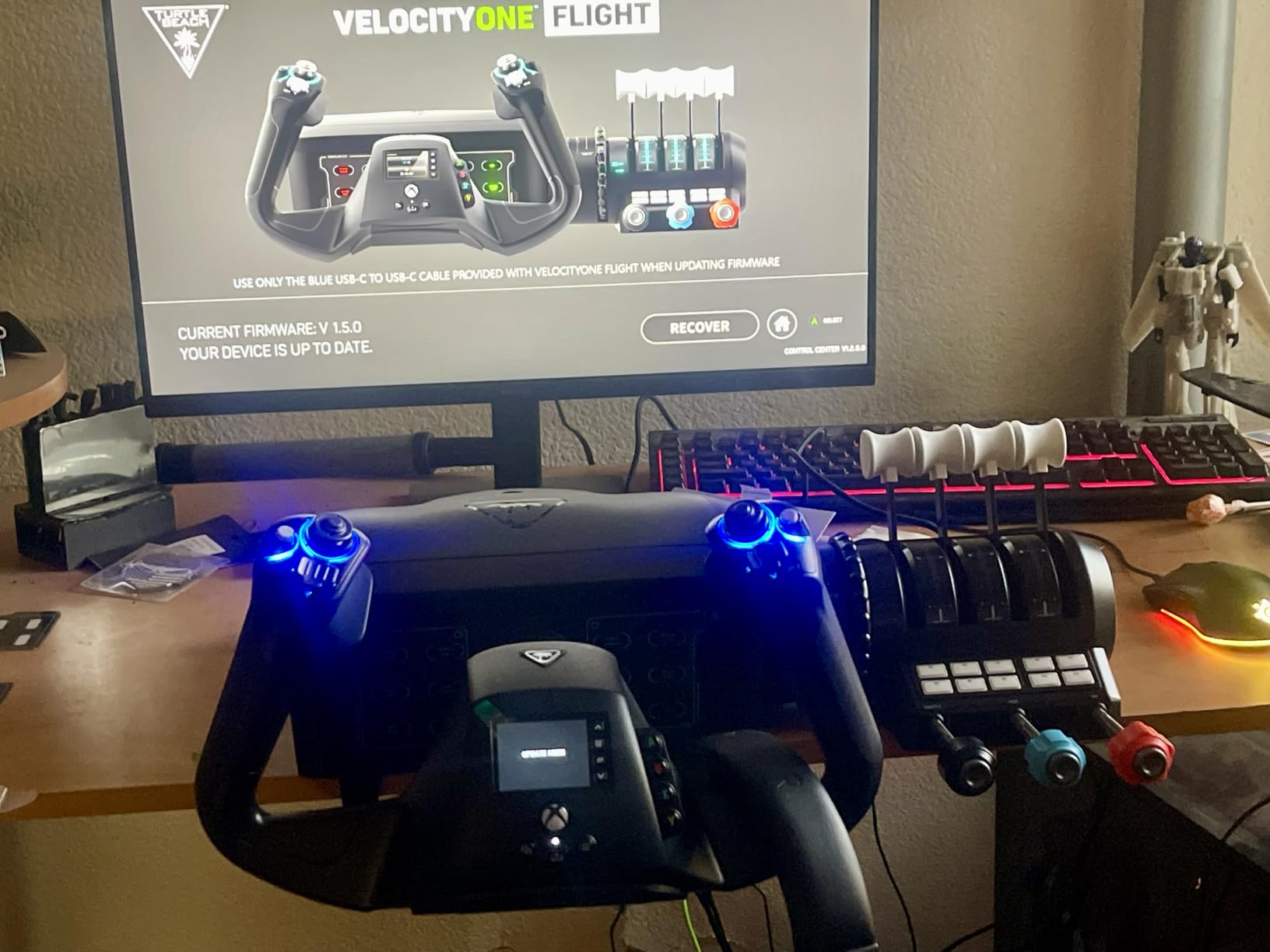 Turtle Beach VelocityOne Flight Universal Control System - Xbox Series X|S, Xbox One & Windows 10/11 PCs with Yoke Handle, Throttle Quadrant, Trim Wheel & Rudder Controls customer photo 2
