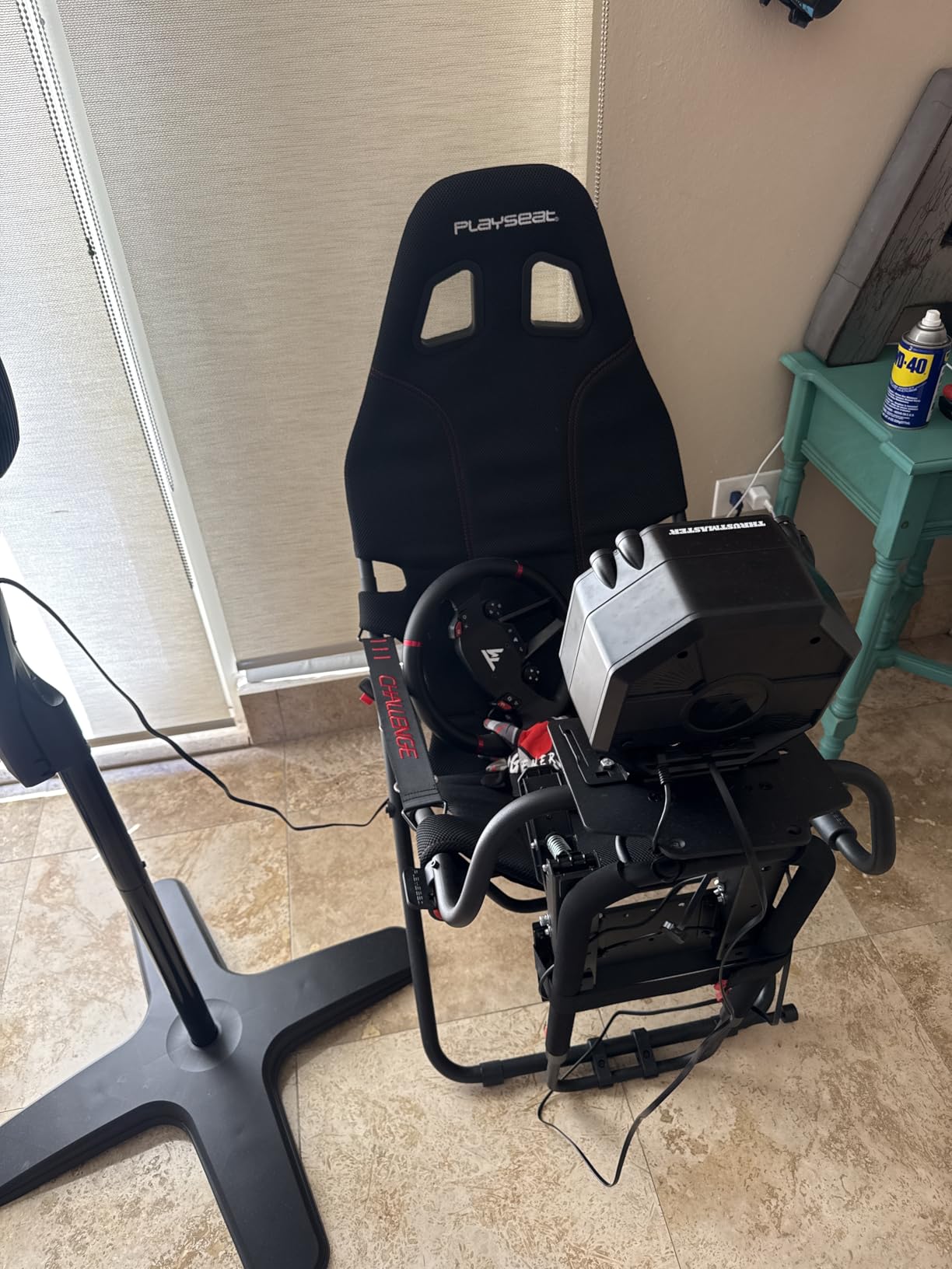 PLAYSEAT Challenge Racing Simulator Cockpit | Foldable & Adjustable | for High Performance Sim Racing | Compact & Flexible | Supports All Steering Wheels & Pedals | for PC and Console customer photo 2