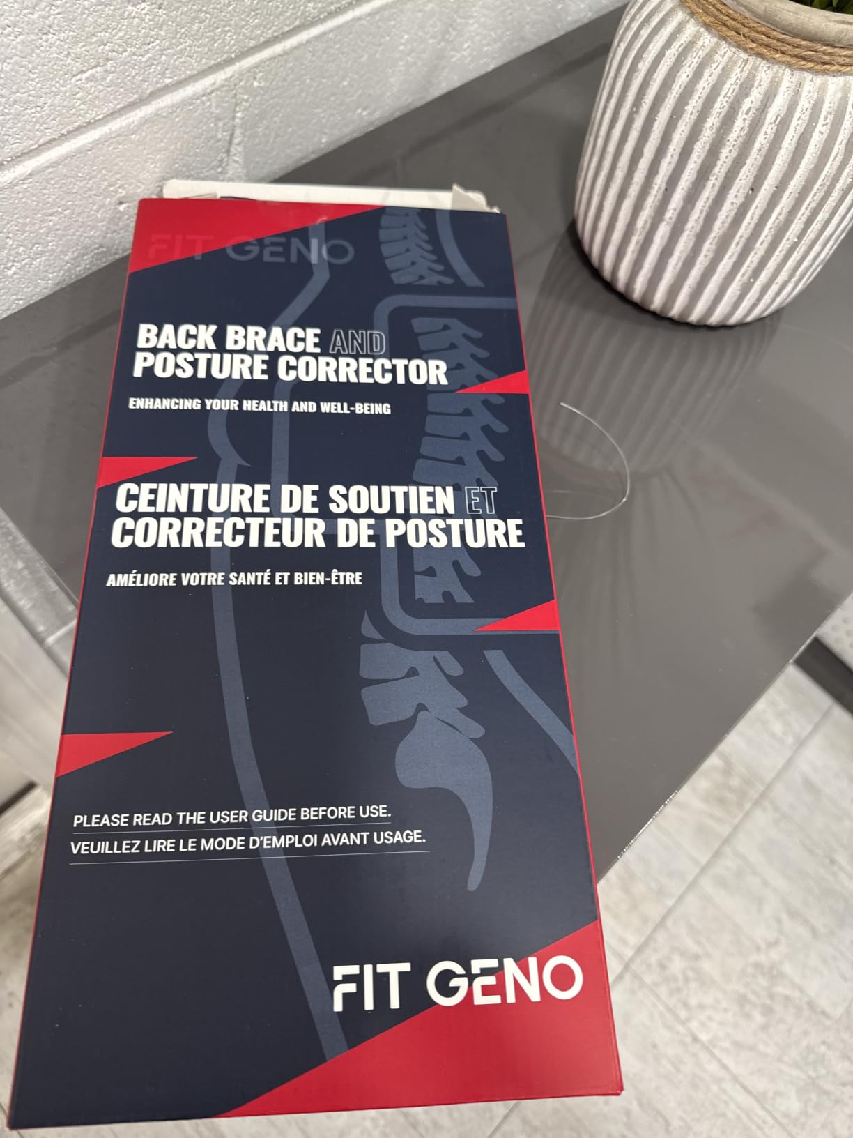 Fit Geno Posture Corrector for Women & Men, Back Shoulder Support Brace customer photo 2