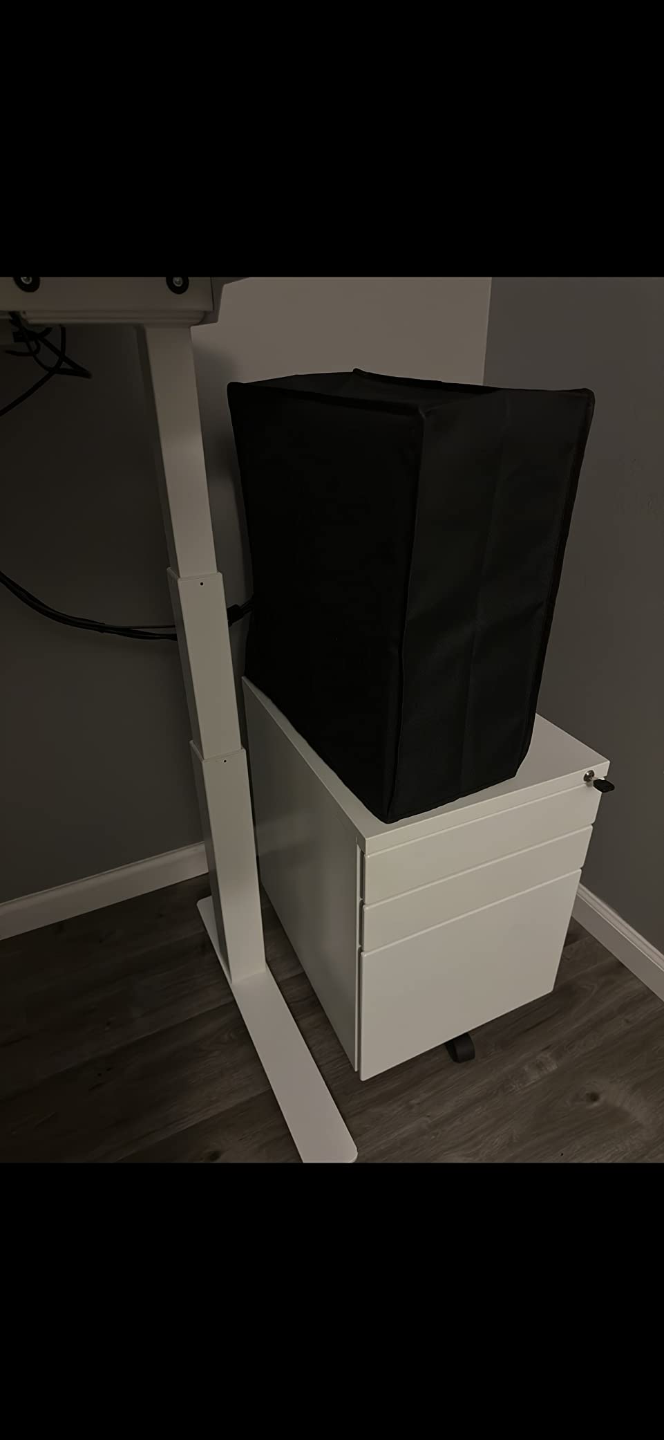 PC Computer CPU Dust Cover, Mid-Tower Case Protector, Host Dust Waterproof Cover (10.6W x 20.5H x 24.5D Inch) customer photo 1