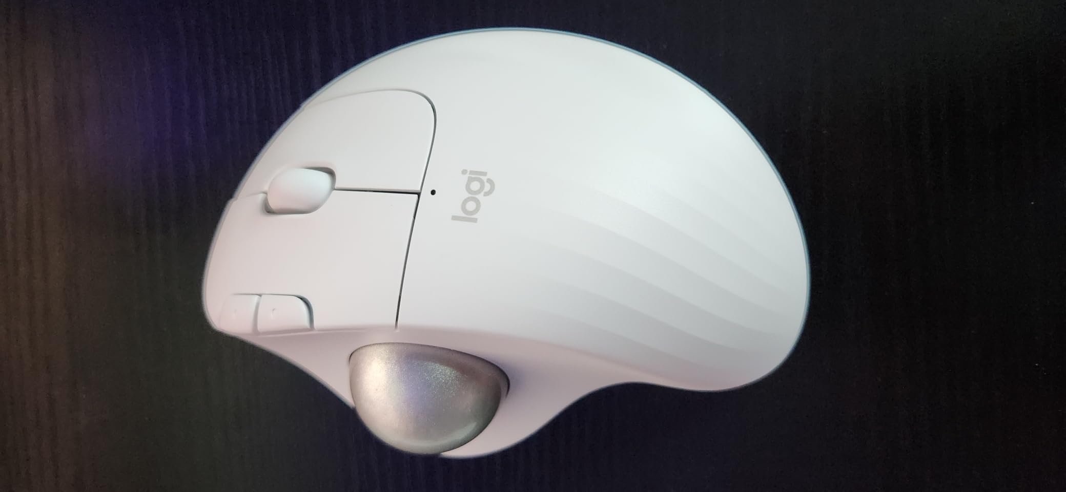 Logitech Ergo M575S Wireless Bluetooth Trackball Mouse - Graphite Blue Ball customer photo 2
