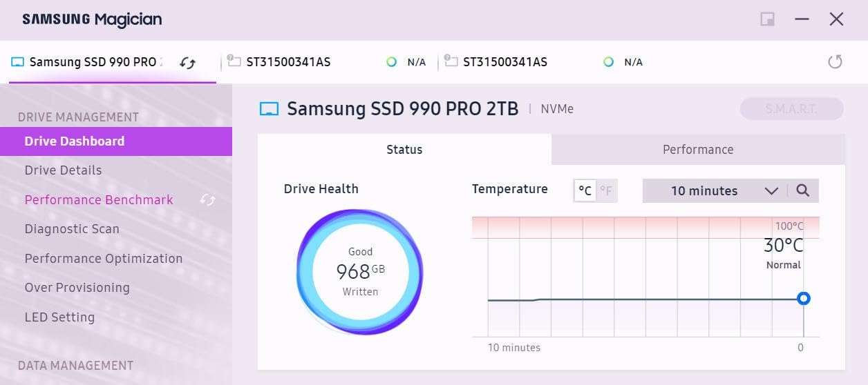 Samsung SSD 990 PRO 2TB, PCIe 4.0 M.2 2280, Up to 7,450 MB/s | NVMe Internal Solid State Hard Drive for High End Computing, Gaming, and Heavy Duty Workstations, (MZ-V9P2T0B/AM) customer photo 2