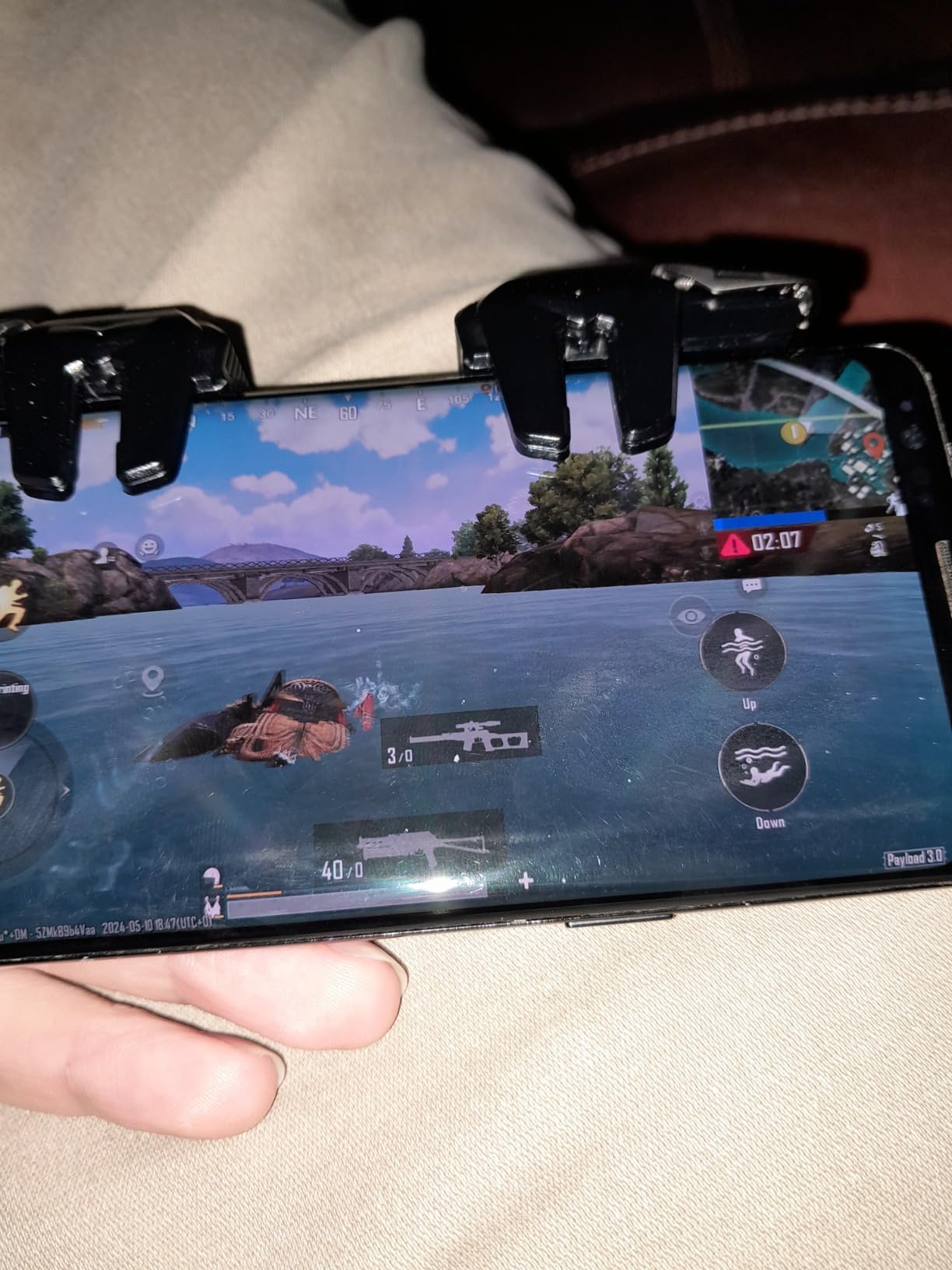 PUBG Mobile Triggers 13 in 1 Combo, 4 Gaming Triggers Mobile Phone Game Controller for PUBG/Knives Out/Call of Duty/Rules of Survival, Aim & Fire Trigger for iPhone & Android Phone (Boy) | L2R2 gaming trigger, compatible with iPhones & Android Cell Phones, free fire, 6 fingers operation, max thickness 13mm customer photo 1
