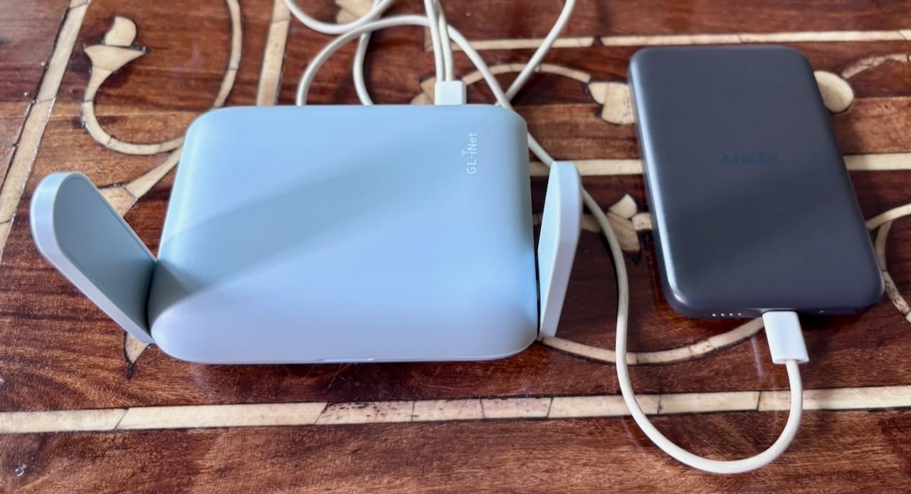 GL.iNet GL-MT3000 Beryl AX Wi-Fi 6 Travel Router, 2.5G WAN, VPN, OpenWrt | Wi-Fi 6 dual band 574Mbps 2.4GHz plus 2402Mbps 5GHz, 2.5G WAN, gigabit LAN, USB 3.0 customer photo 2