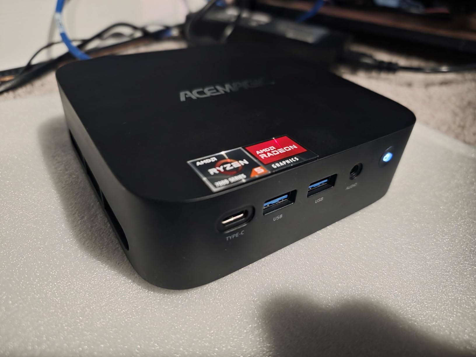 ACEMAGIC K1 Gaming Mini PC Ryzen 7 7730U 16GB 512GB SSD Windows 11 Pro | 8C/16T Multitasking, Home Office & Light Gaming, Quiet Cooling, Compact, 6xUSB Ports, Wi-Fi 6, BT 5.2, Triple Screen Output customer photo 2